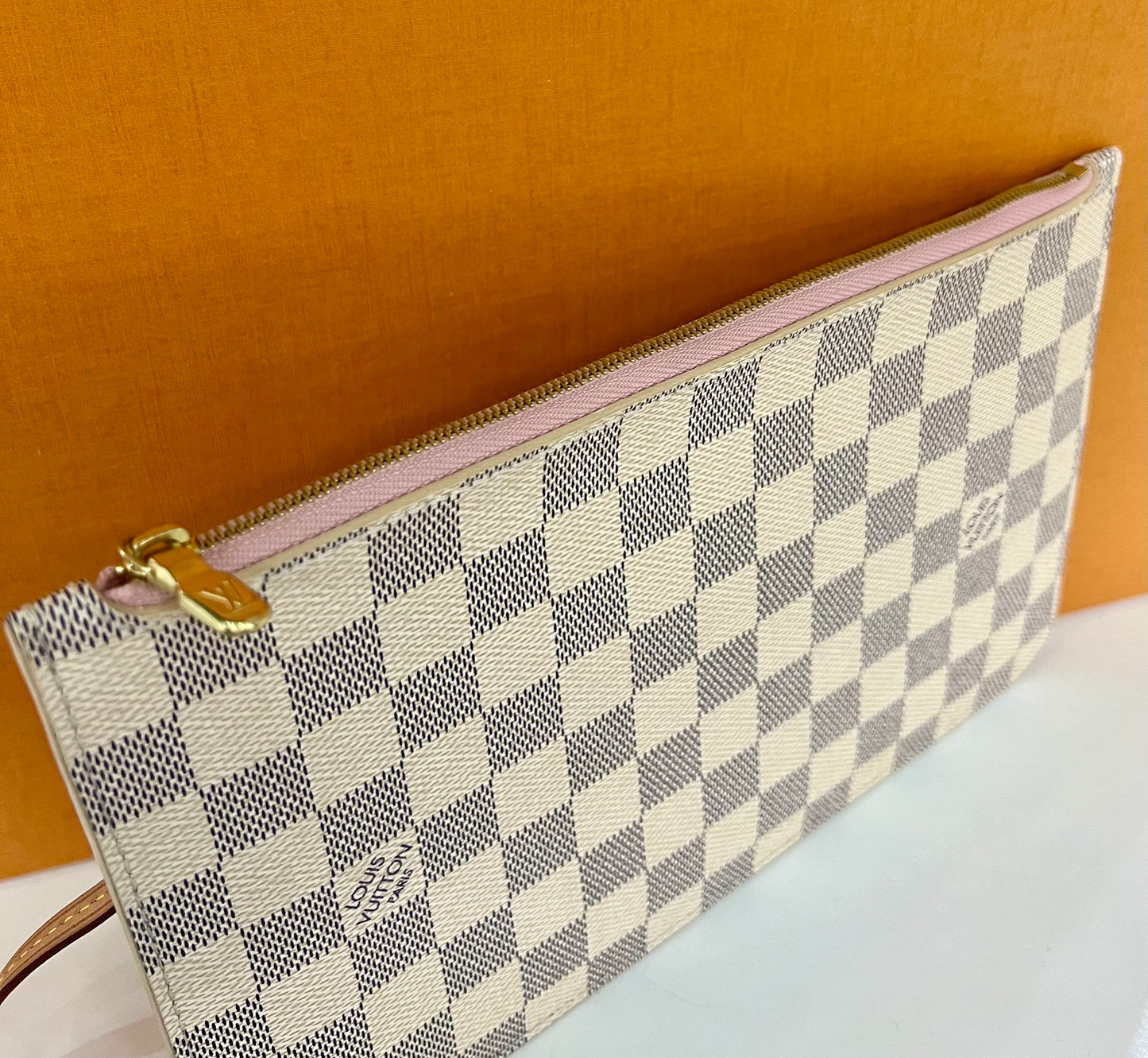 Wristlet Damier Azur
