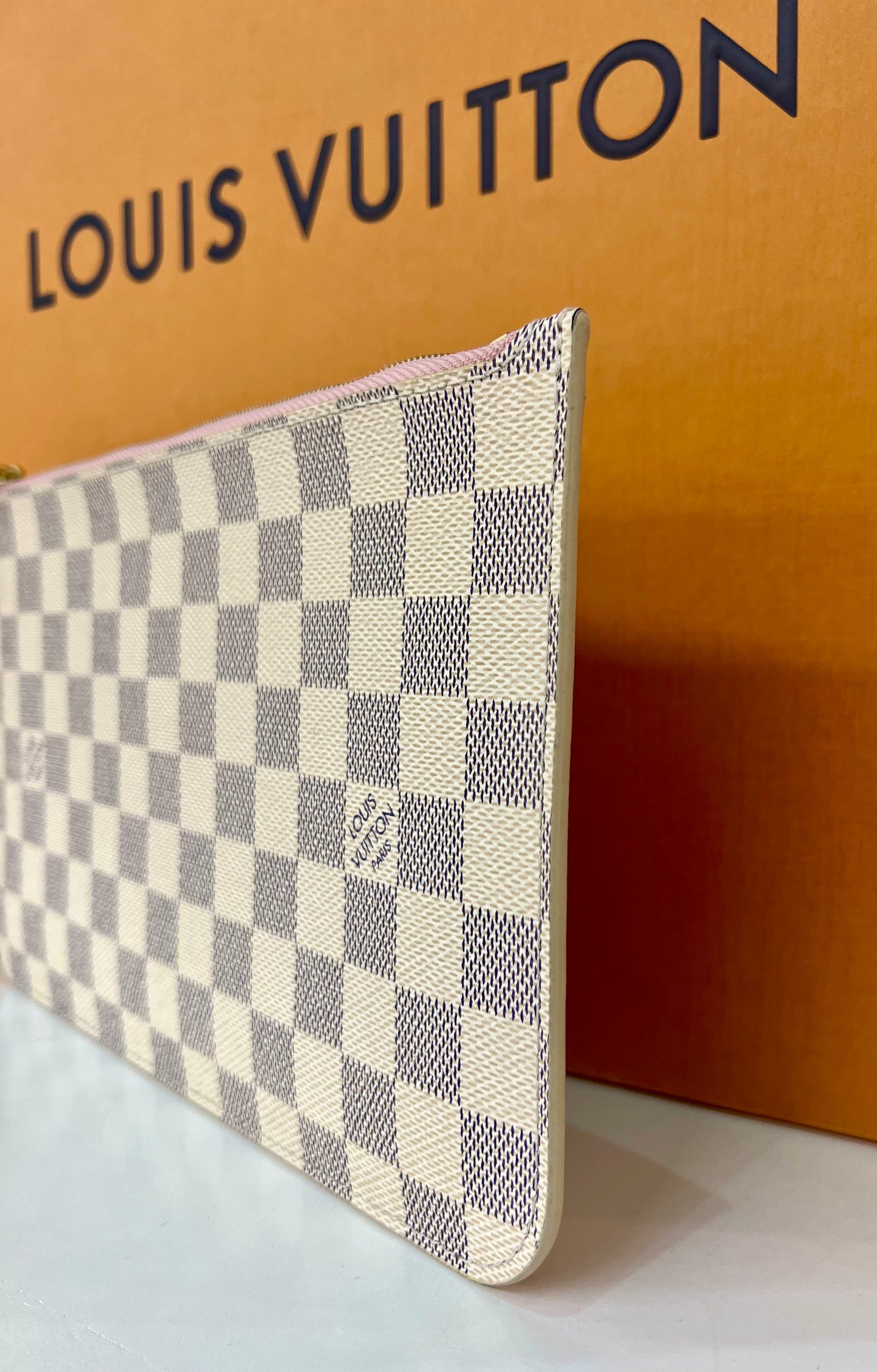 Wristlet Damier Azur