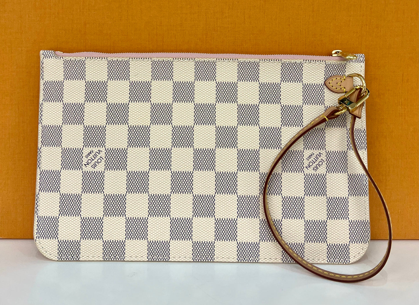 Wristlet Damier Azur