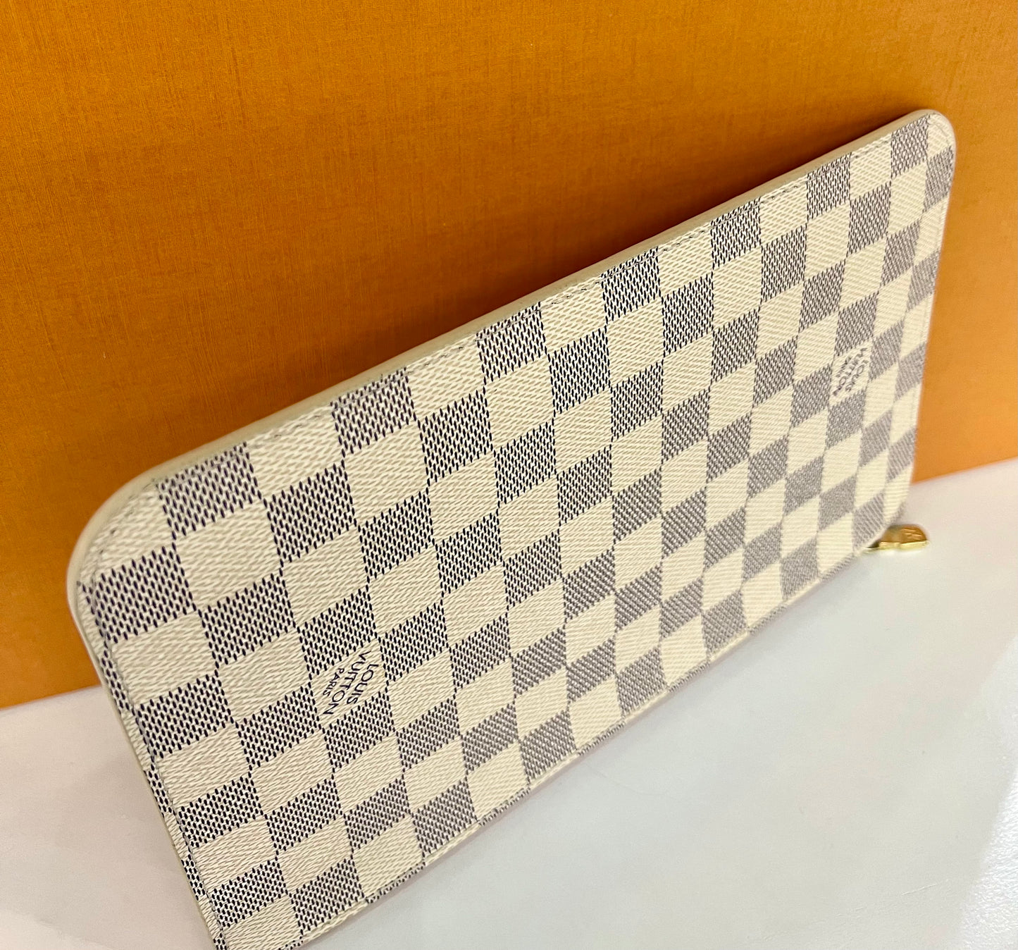 Wristlet Damier Azur