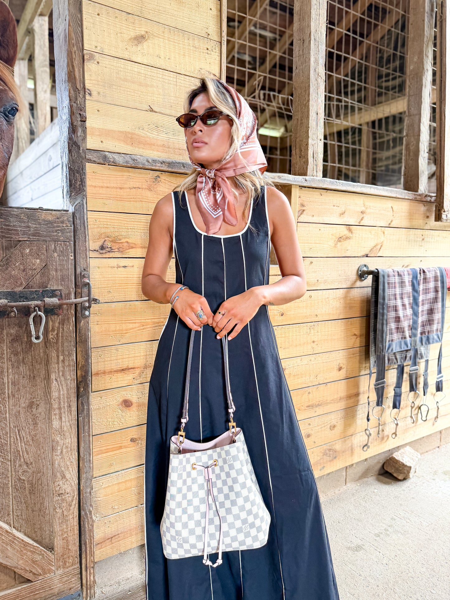 Neo Noe Pink/Damier Azur