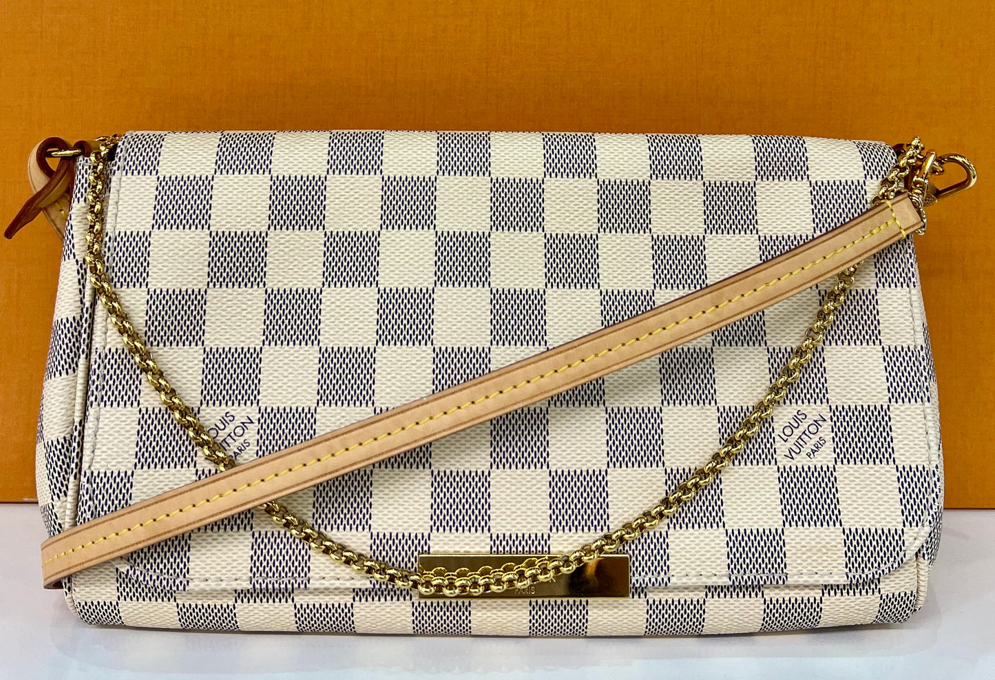 Favorite MM Damier Azur