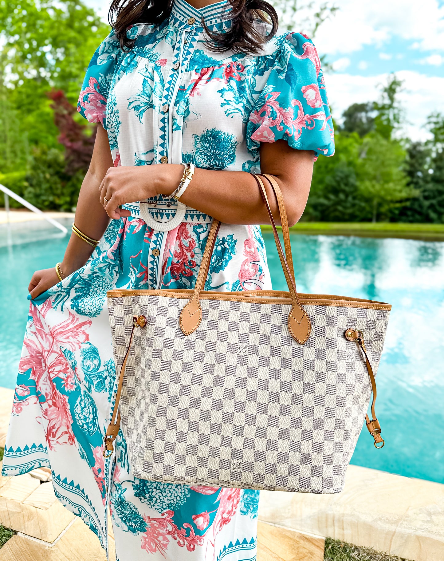 Neverfull MM Damier Azur