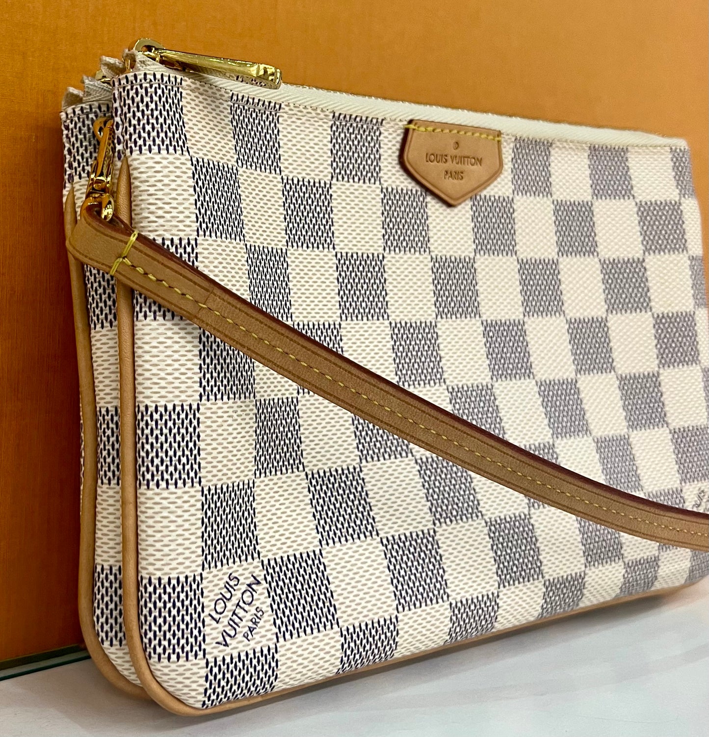 Zip Pochette Damier Azur