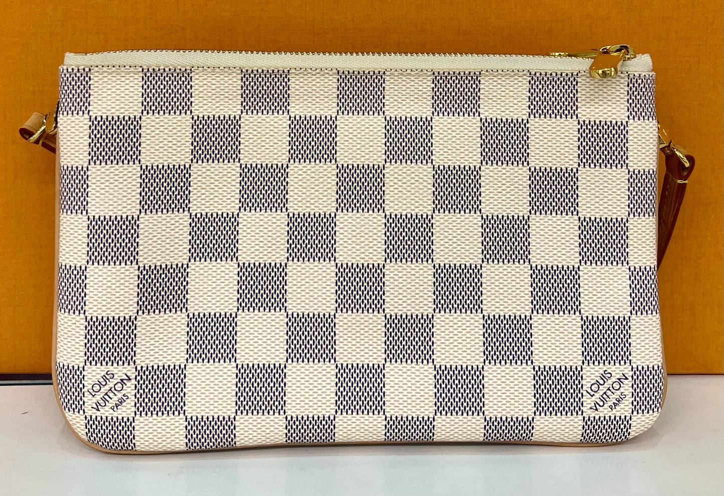 Zip Pochette Damier Azur
