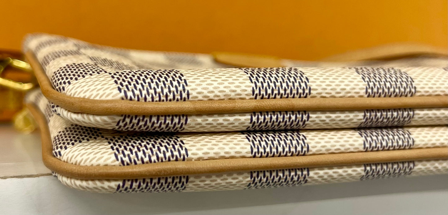 Zip Pochette Damier Azur