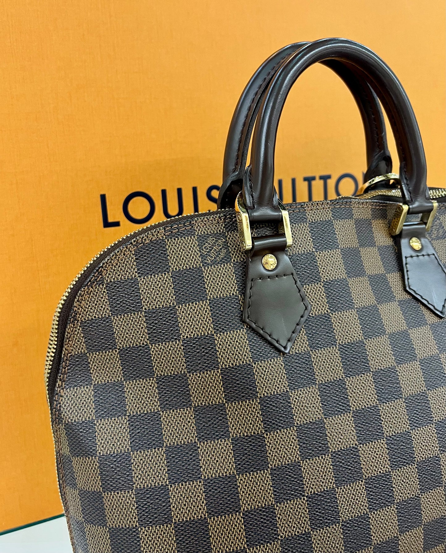 Alma PM Damier Ebene