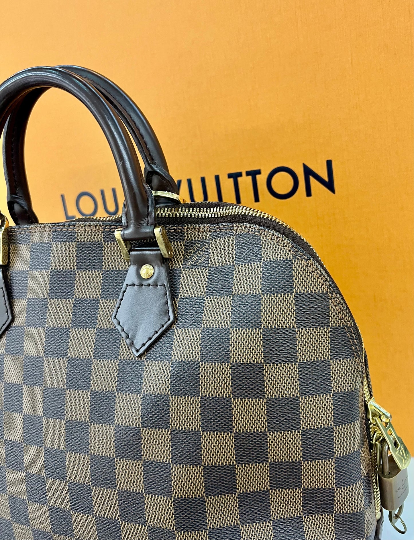 Alma PM Damier Ebene