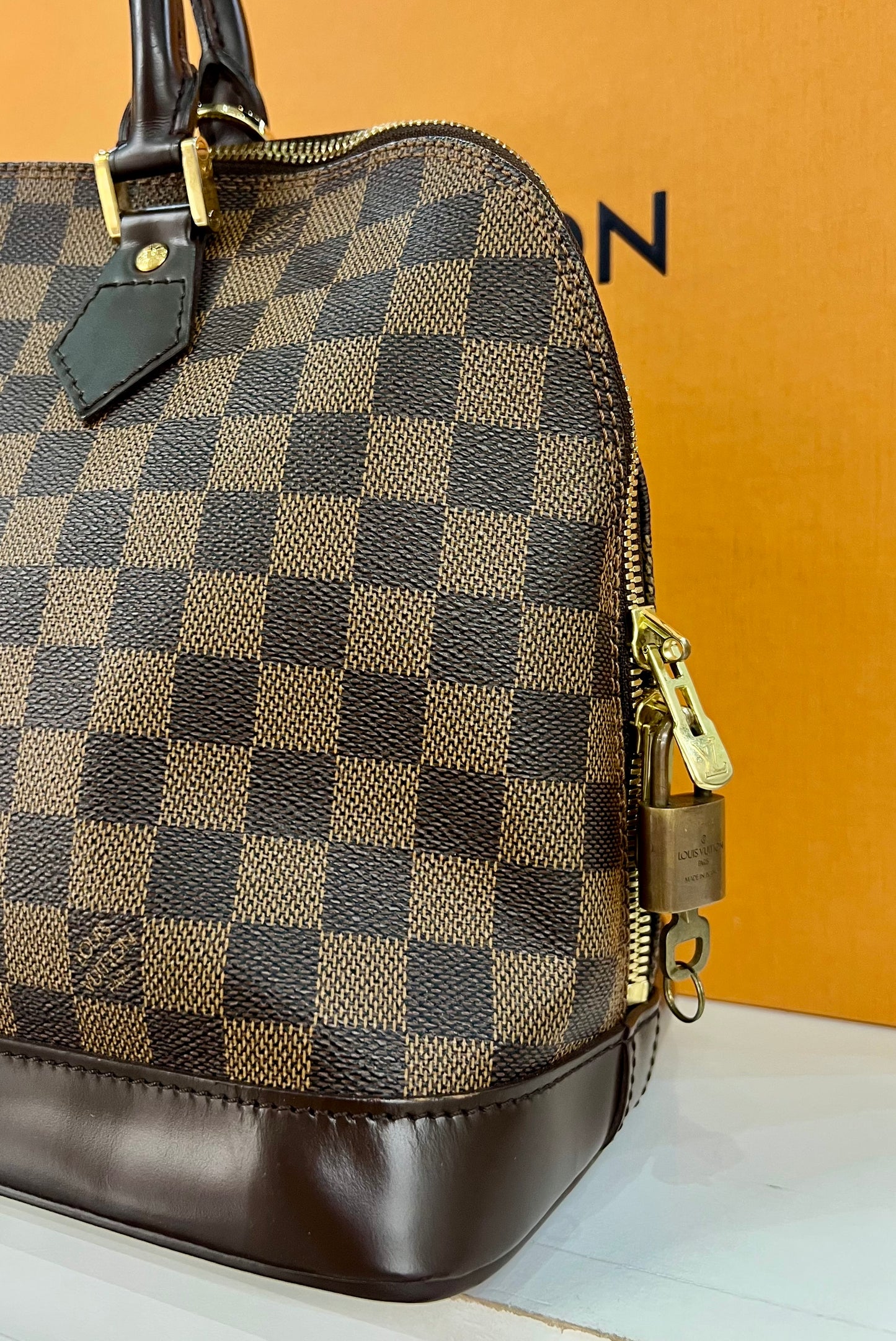 Alma PM Damier Ebene