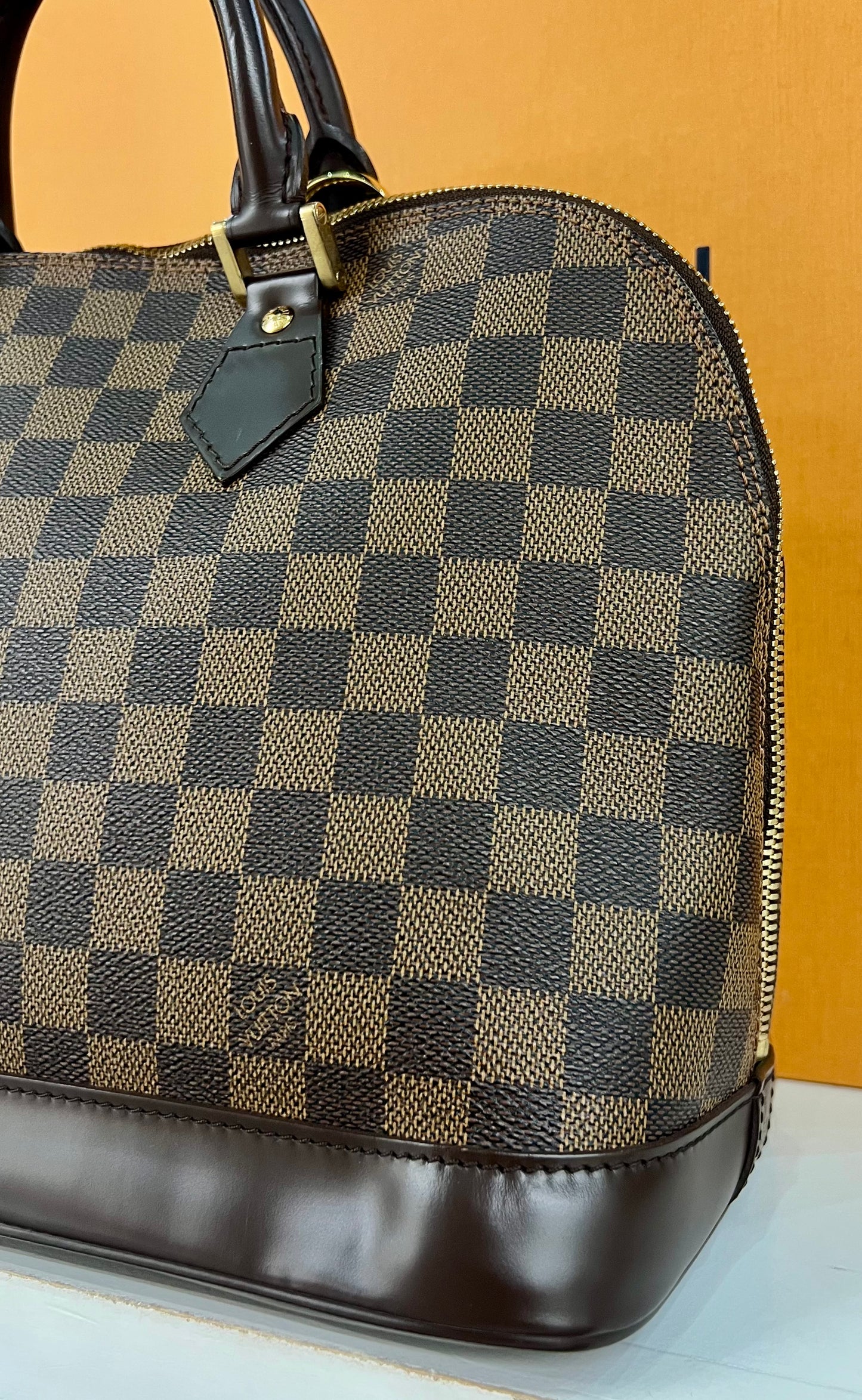 Alma PM Damier Ebene
