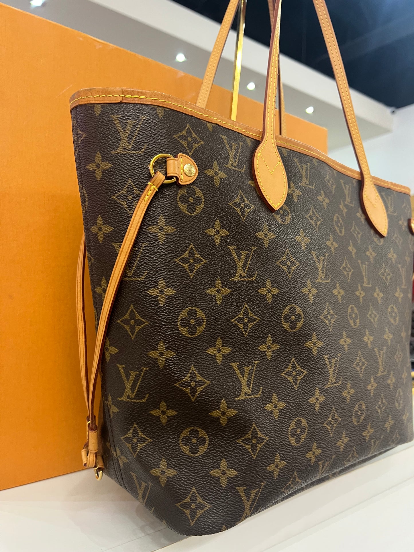Neverfull MM Monogram/Tan
