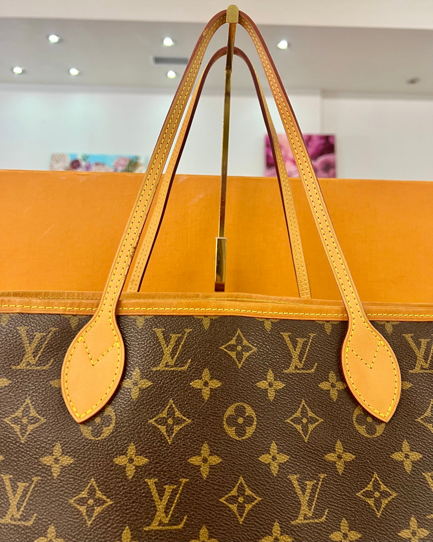 Neverfull MM Monogram/Tan