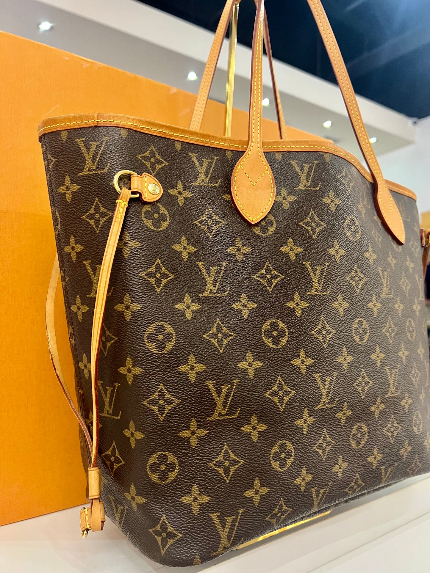 Neverfull MM Monogram/Tan