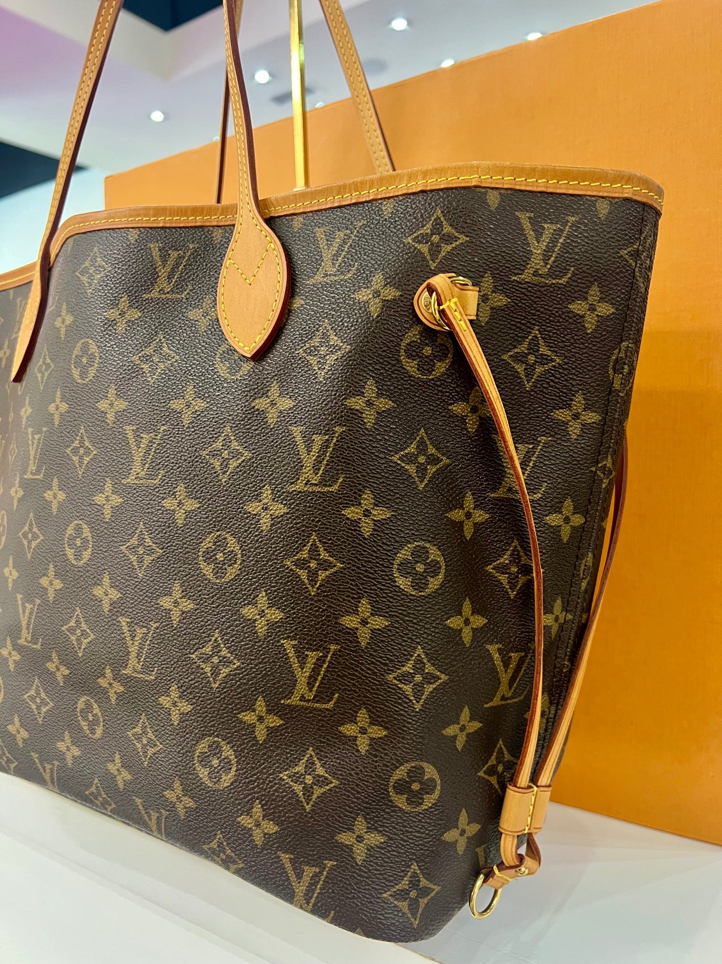 Neverfull MM Monogram/Tan
