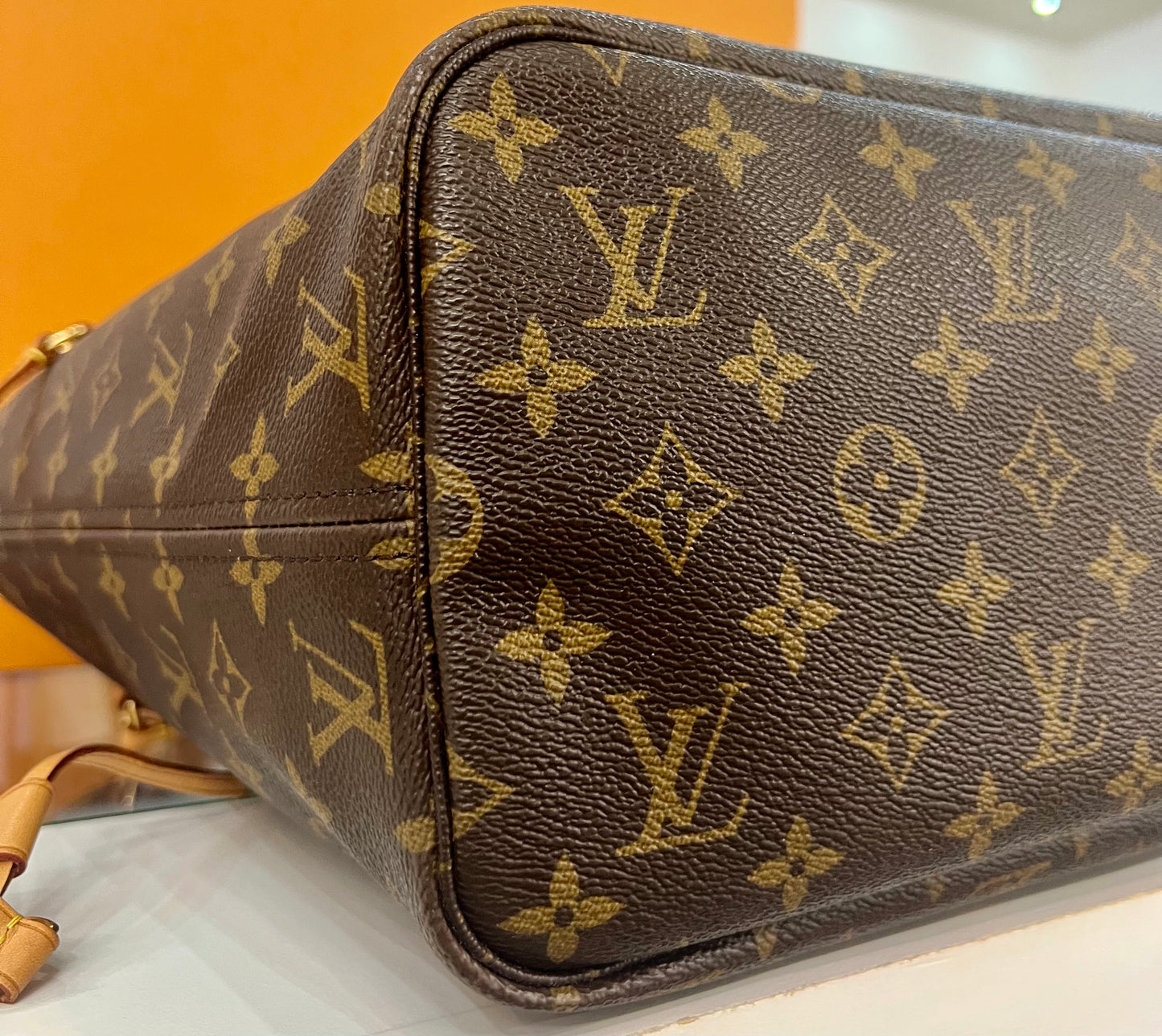 Neverfull MM Monogram/Tan
