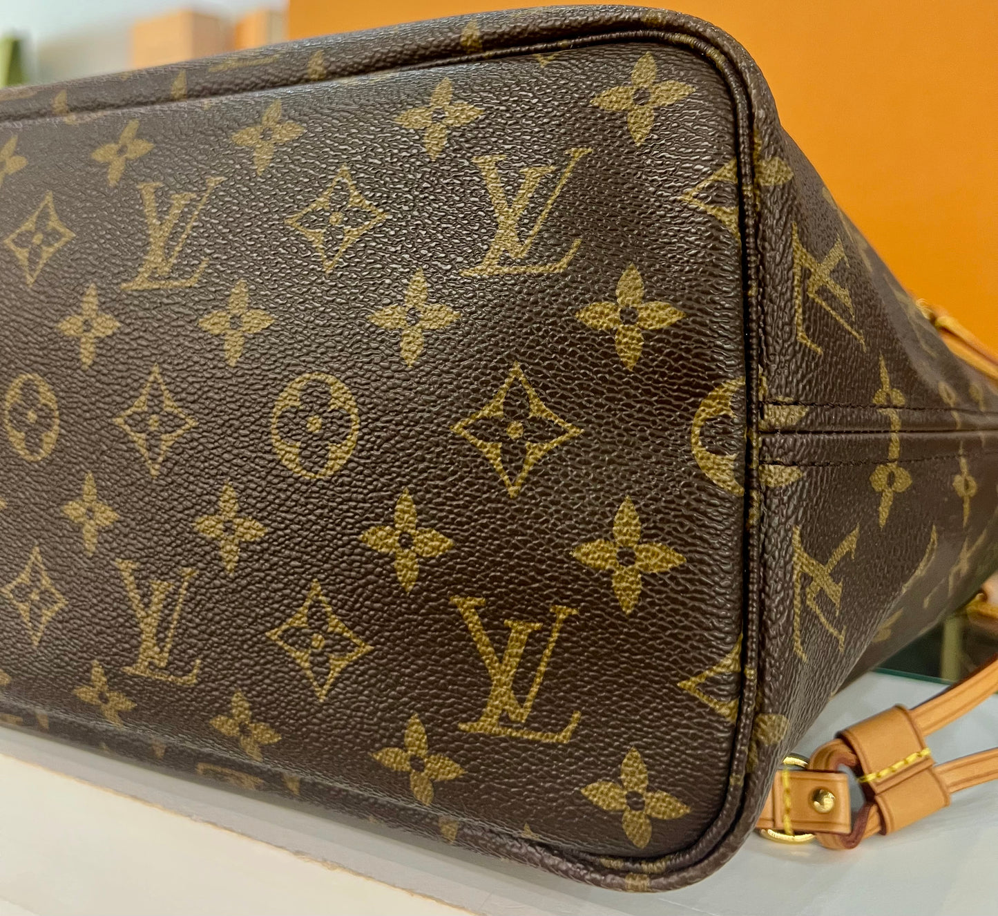 Neverfull MM Monogram/Tan