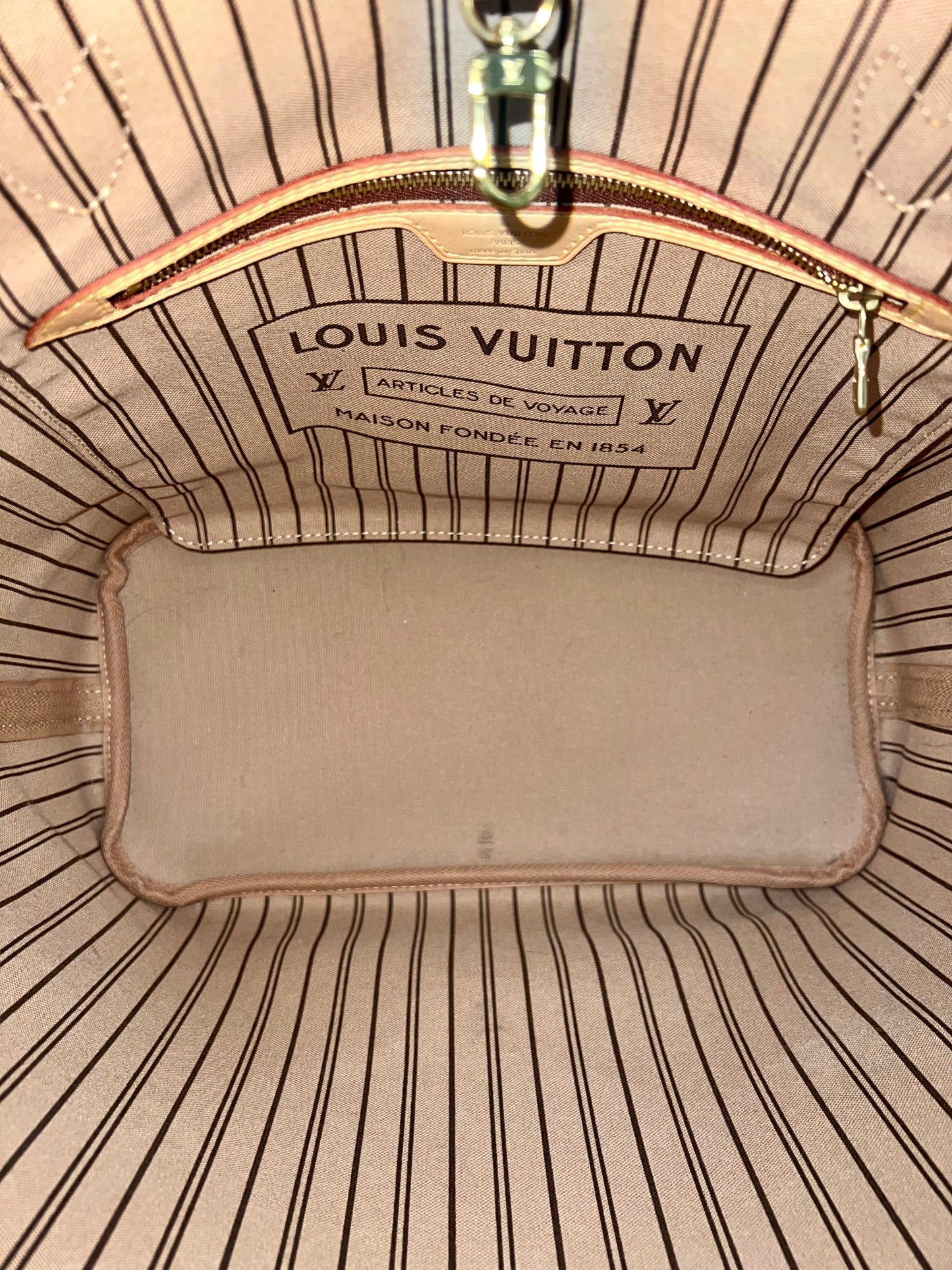 Neverfull MM Monogram/Tan