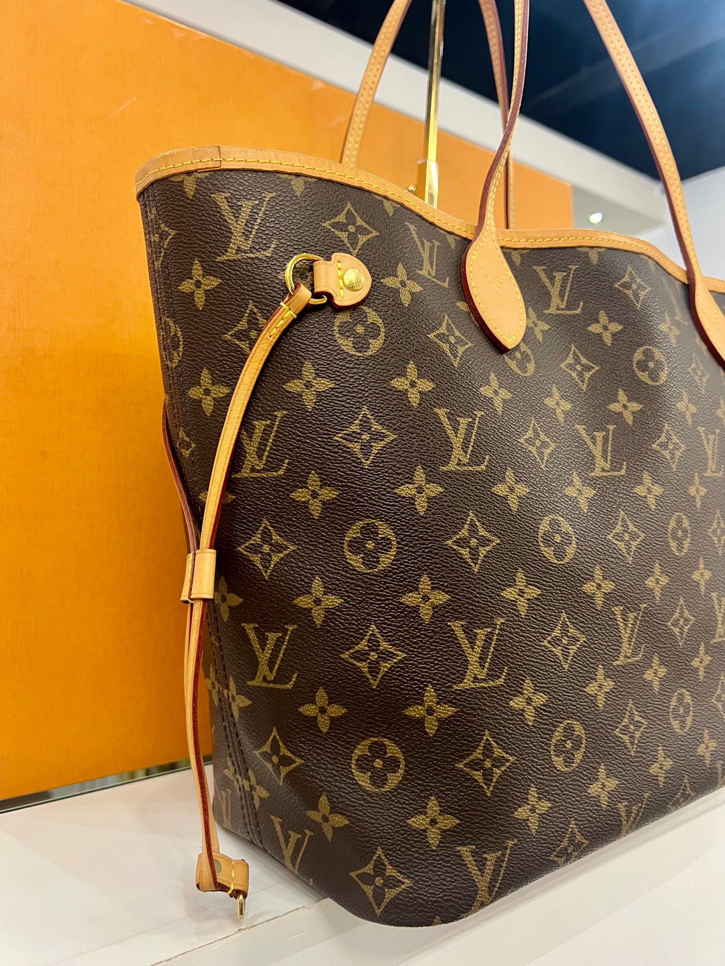 Neverfull MM Monogram/Tan