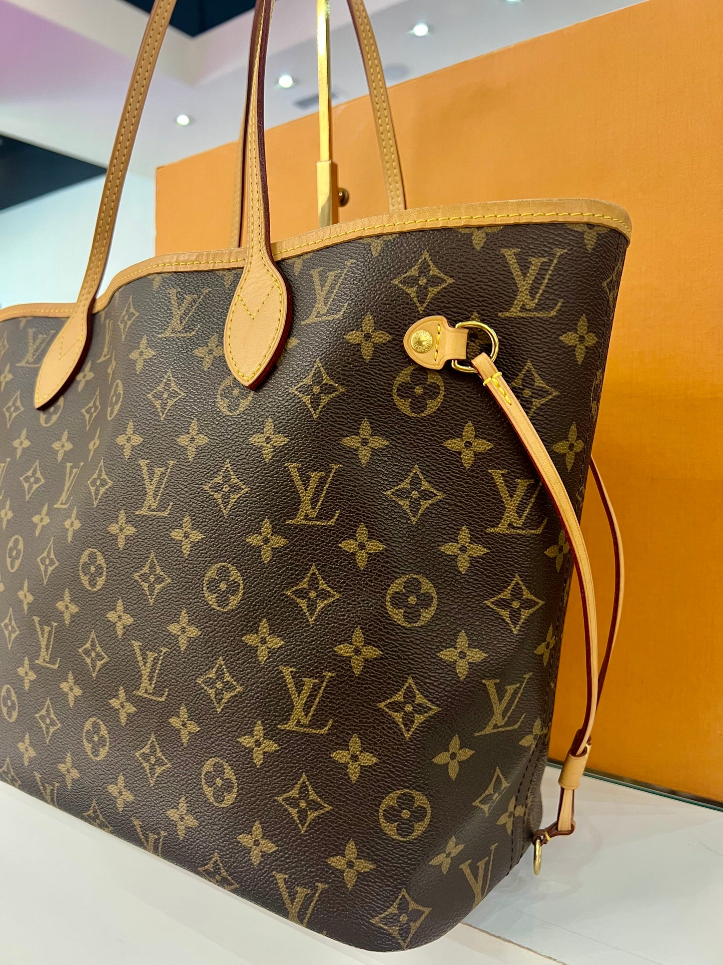 Neverfull MM Monogram/Tan