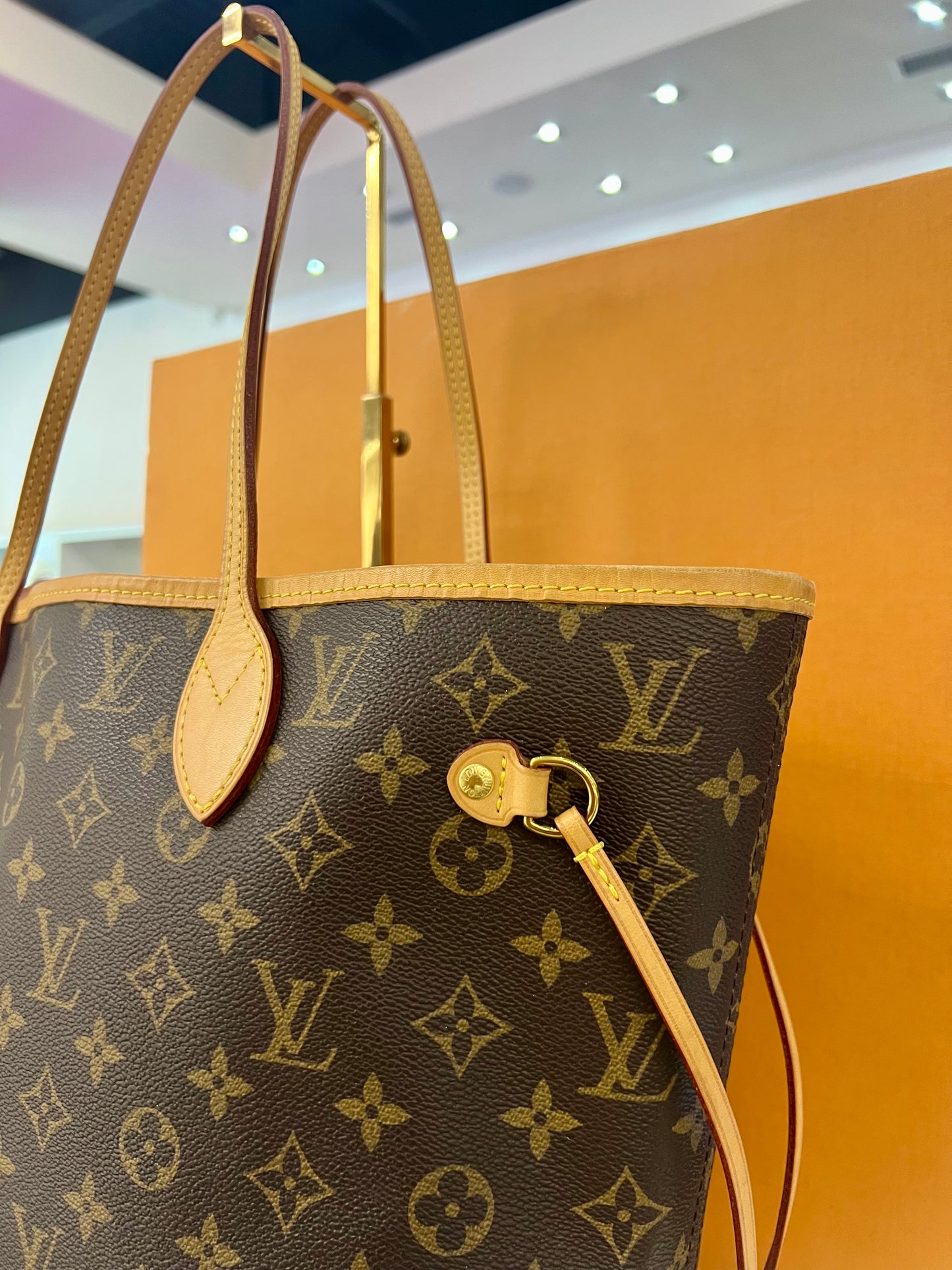 Neverfull MM Monogram/Tan