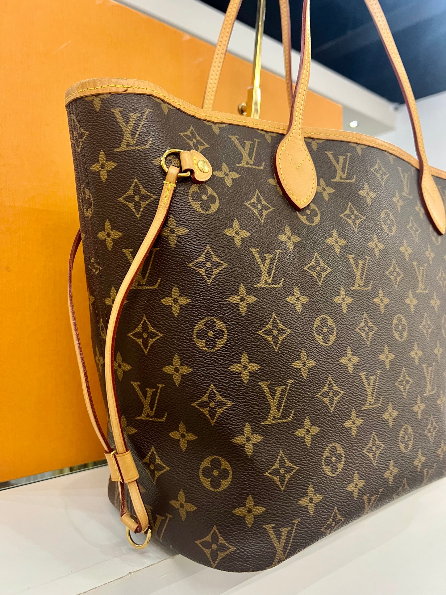 Neverfull MM Monogram/Tan