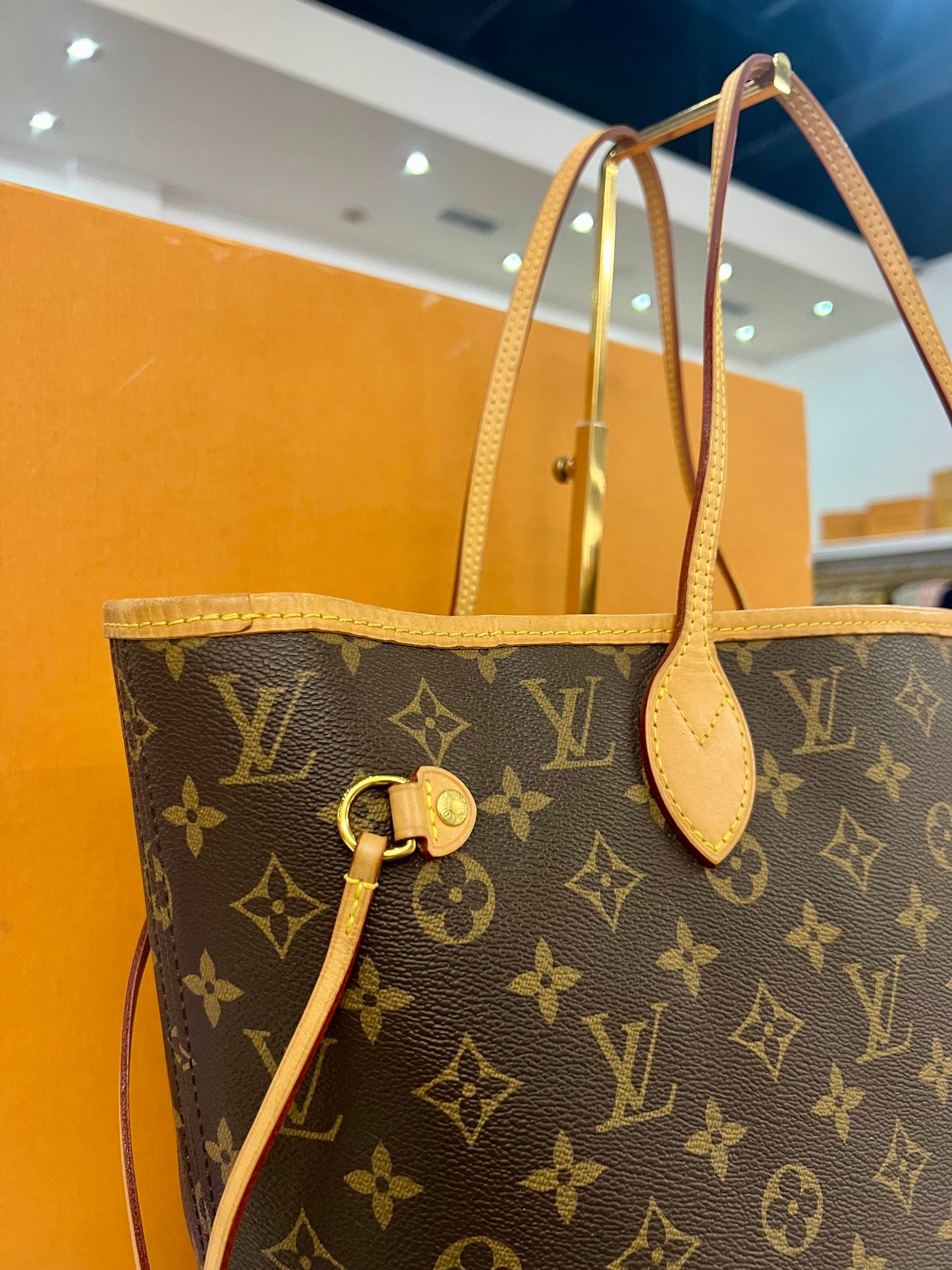 Neverfull MM Monogram/Tan