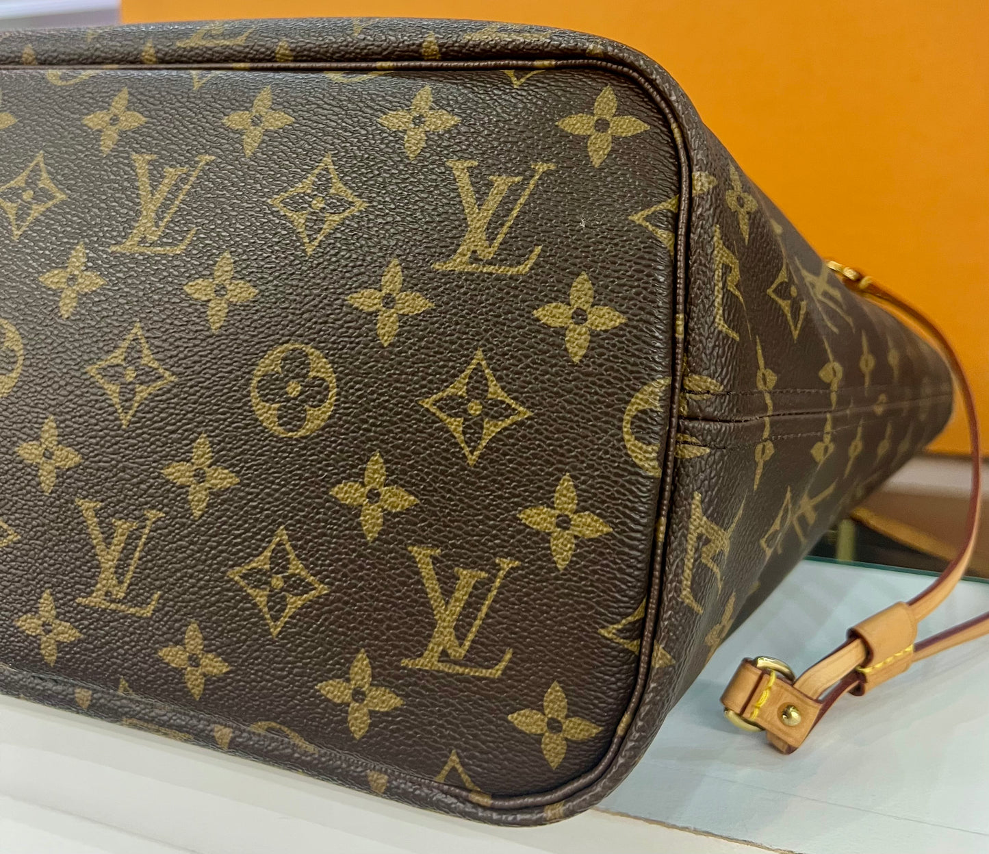Neverfull MM Monogram/Tan