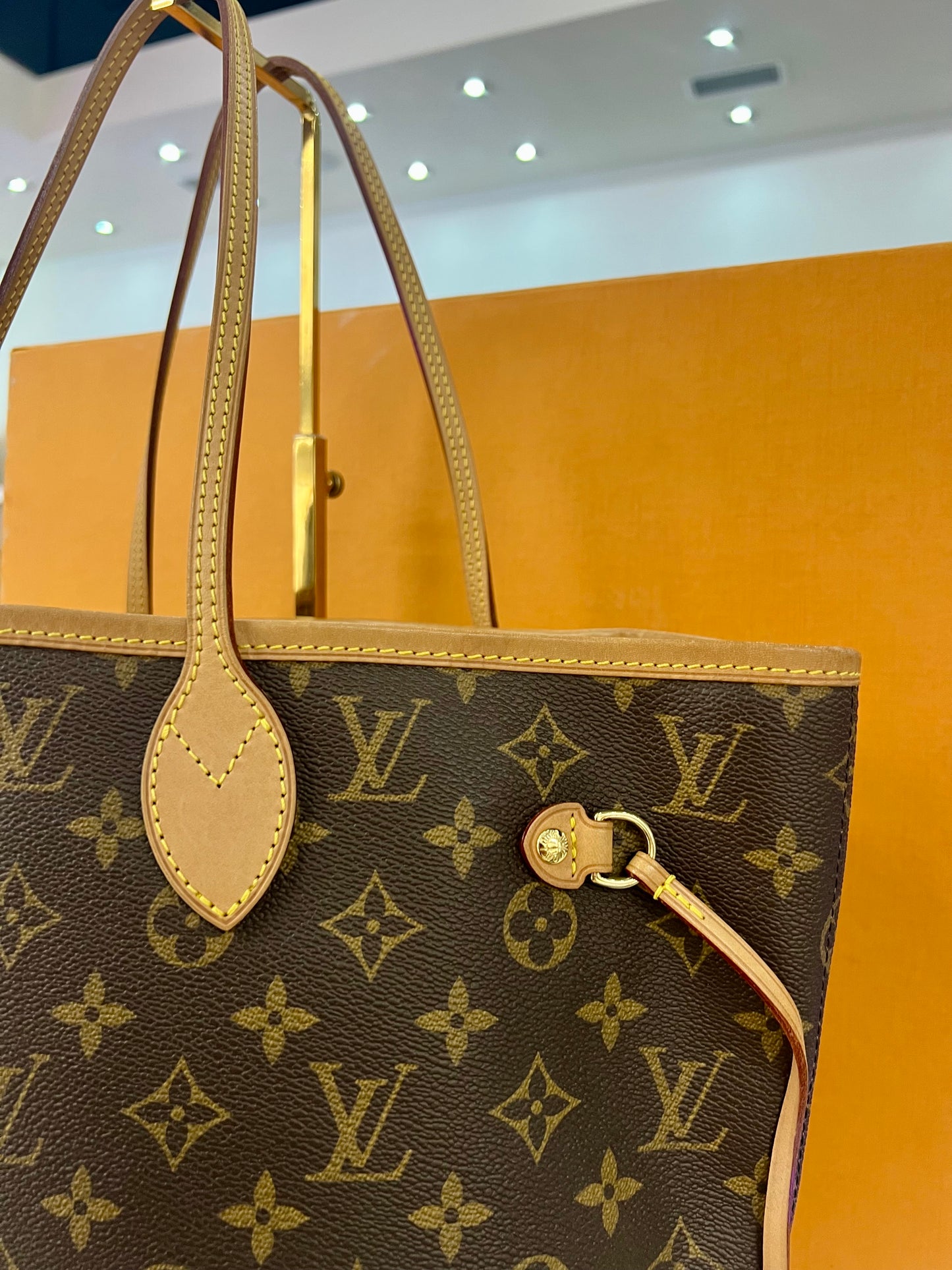 Neverfull MM Monogram/Tan