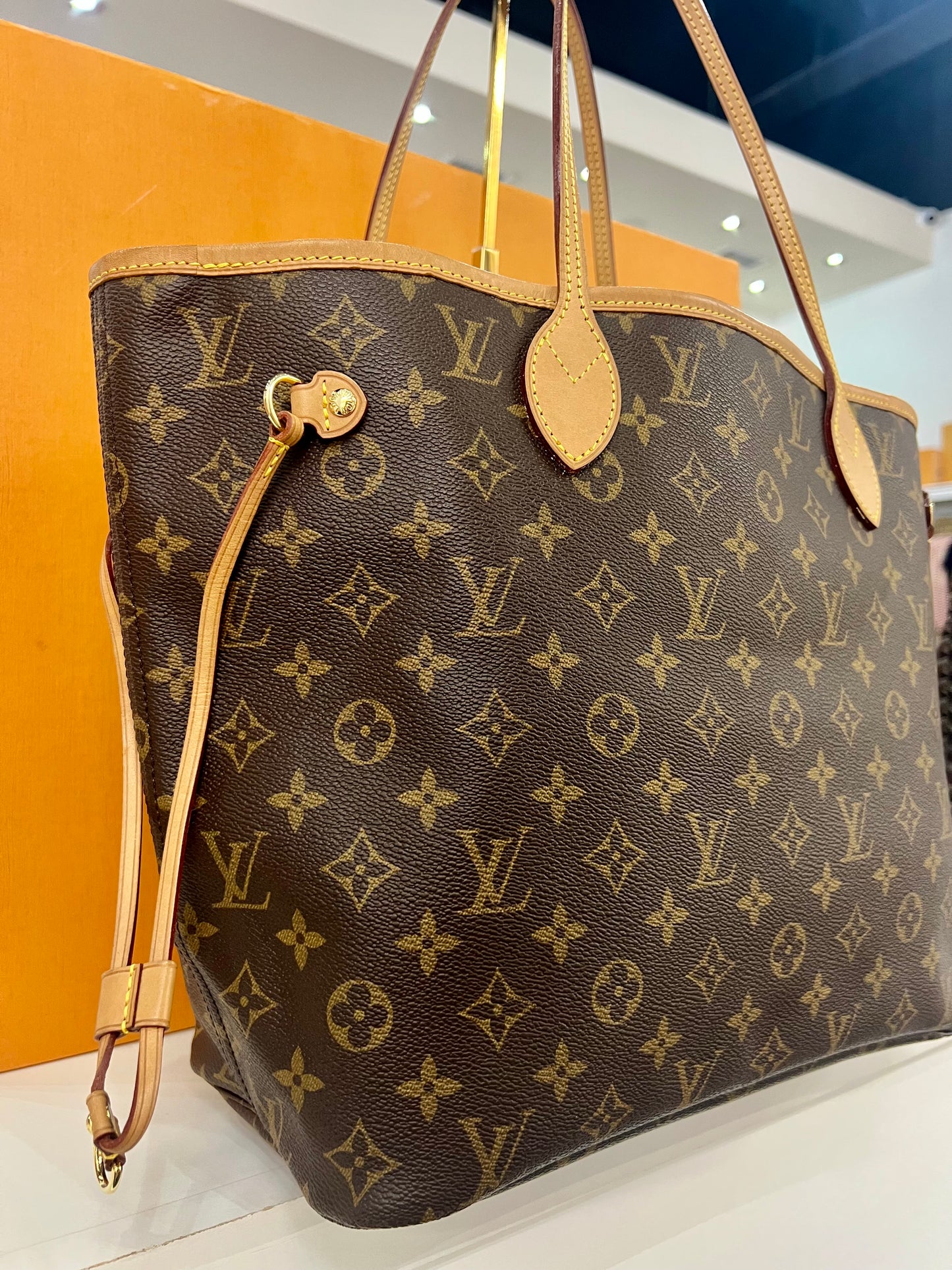 Neverfull MM Monogram/Tan