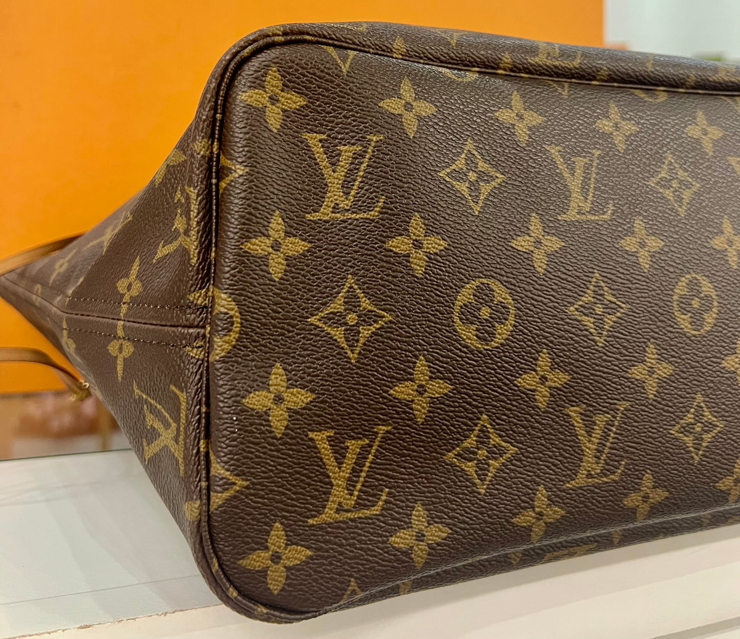 Neverfull MM Monogram/Tan