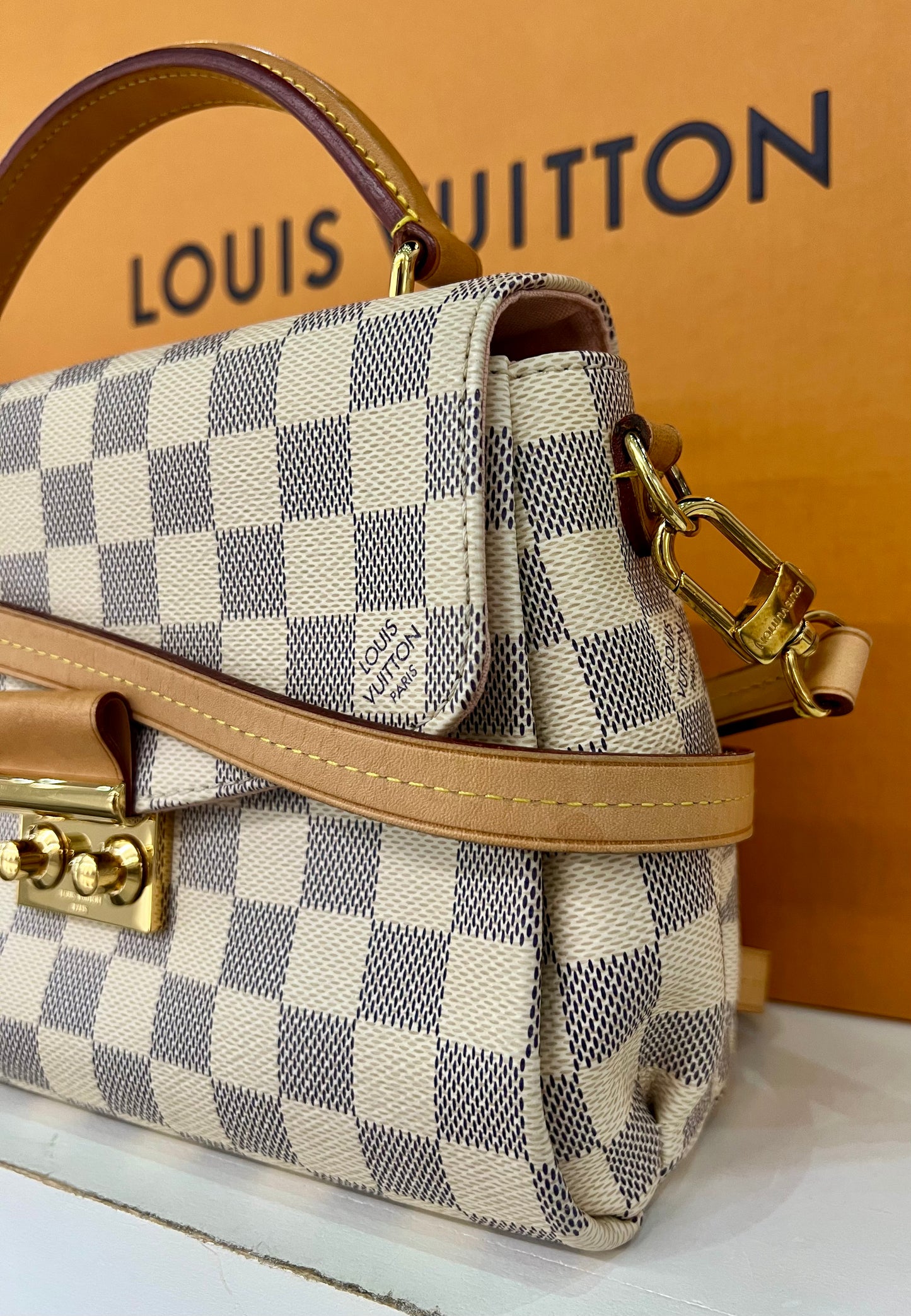 Croisette Damier Azur