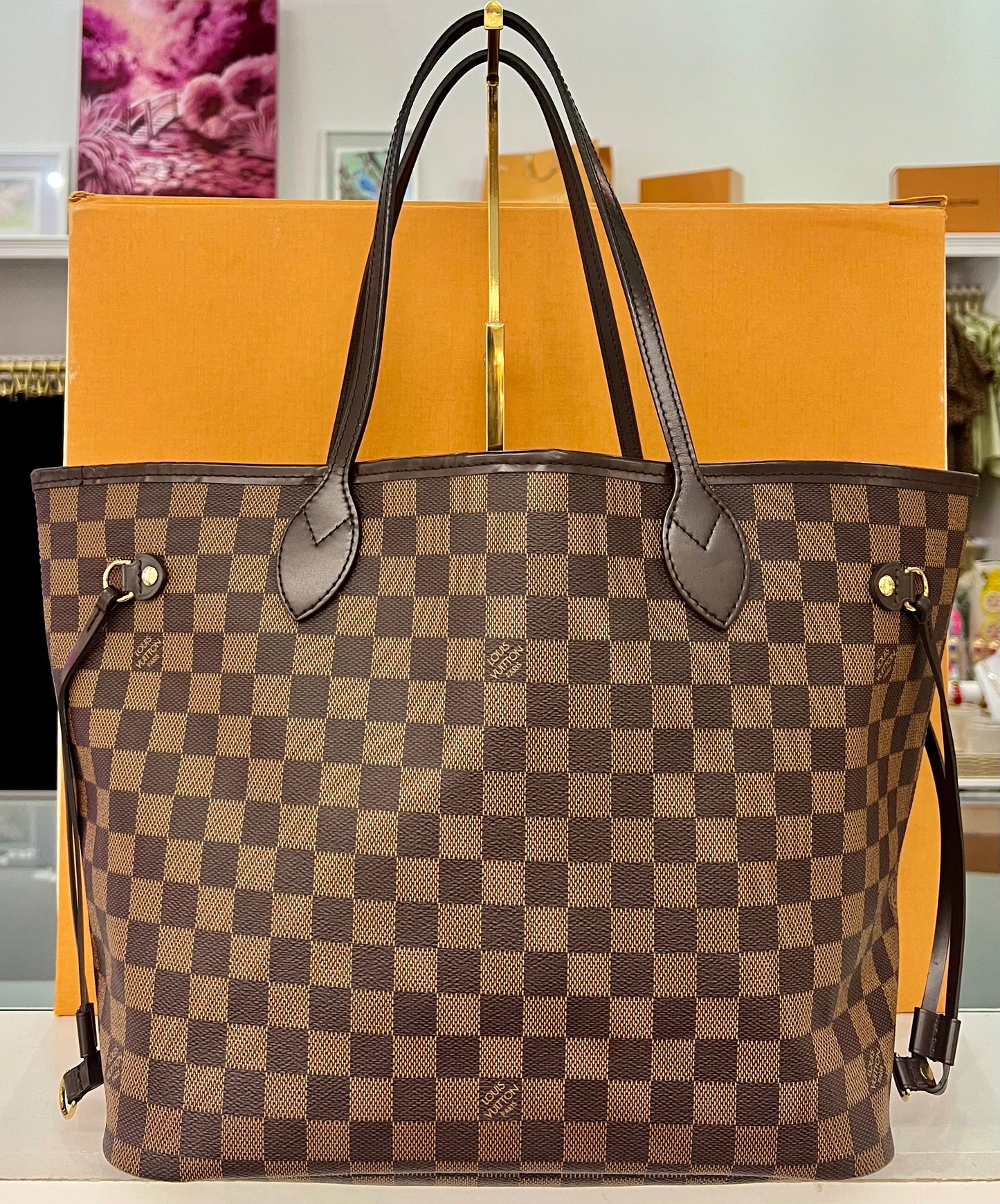 Neverfull MM Damier Ebene