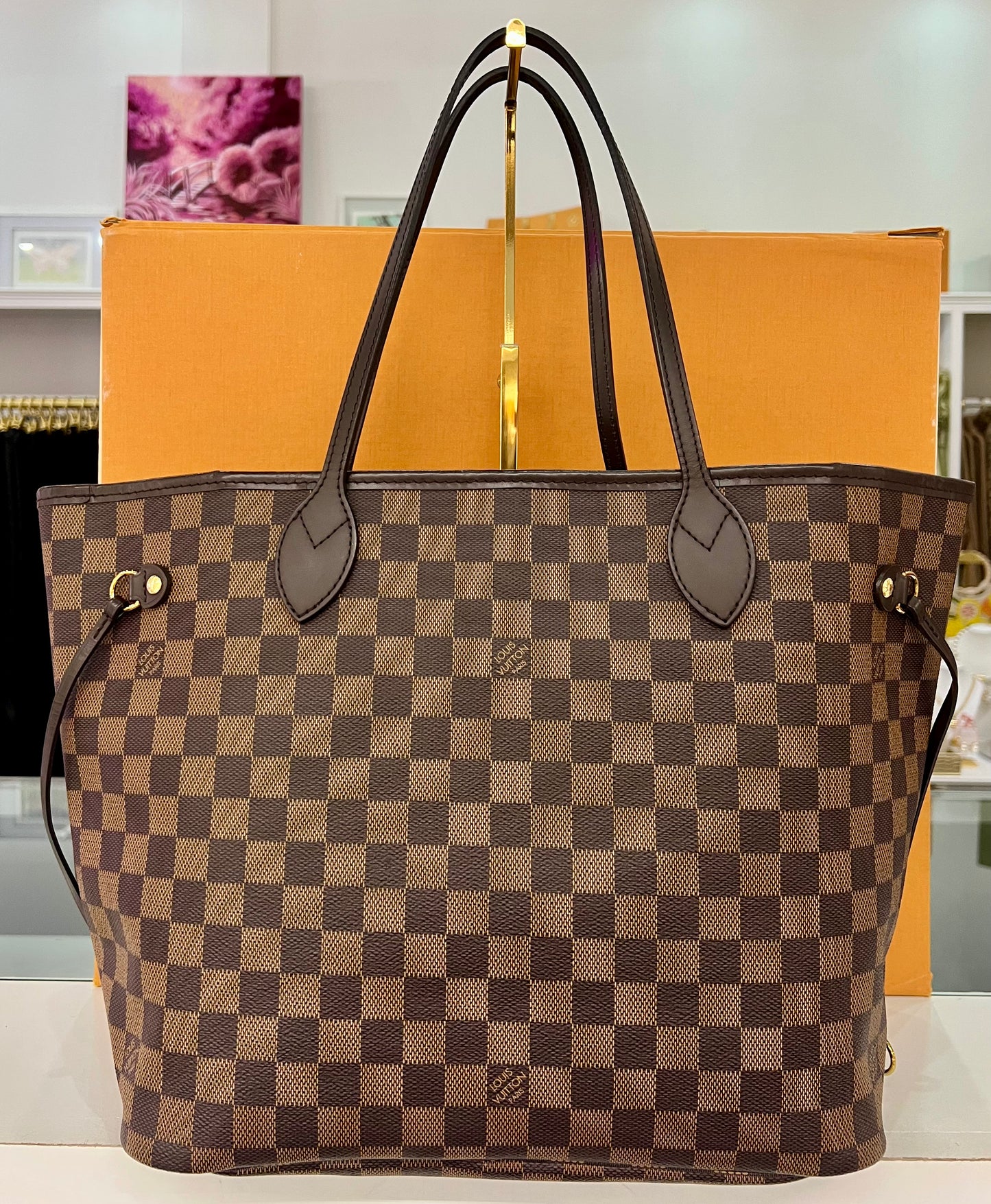 Neverfull MM Damier Ebene