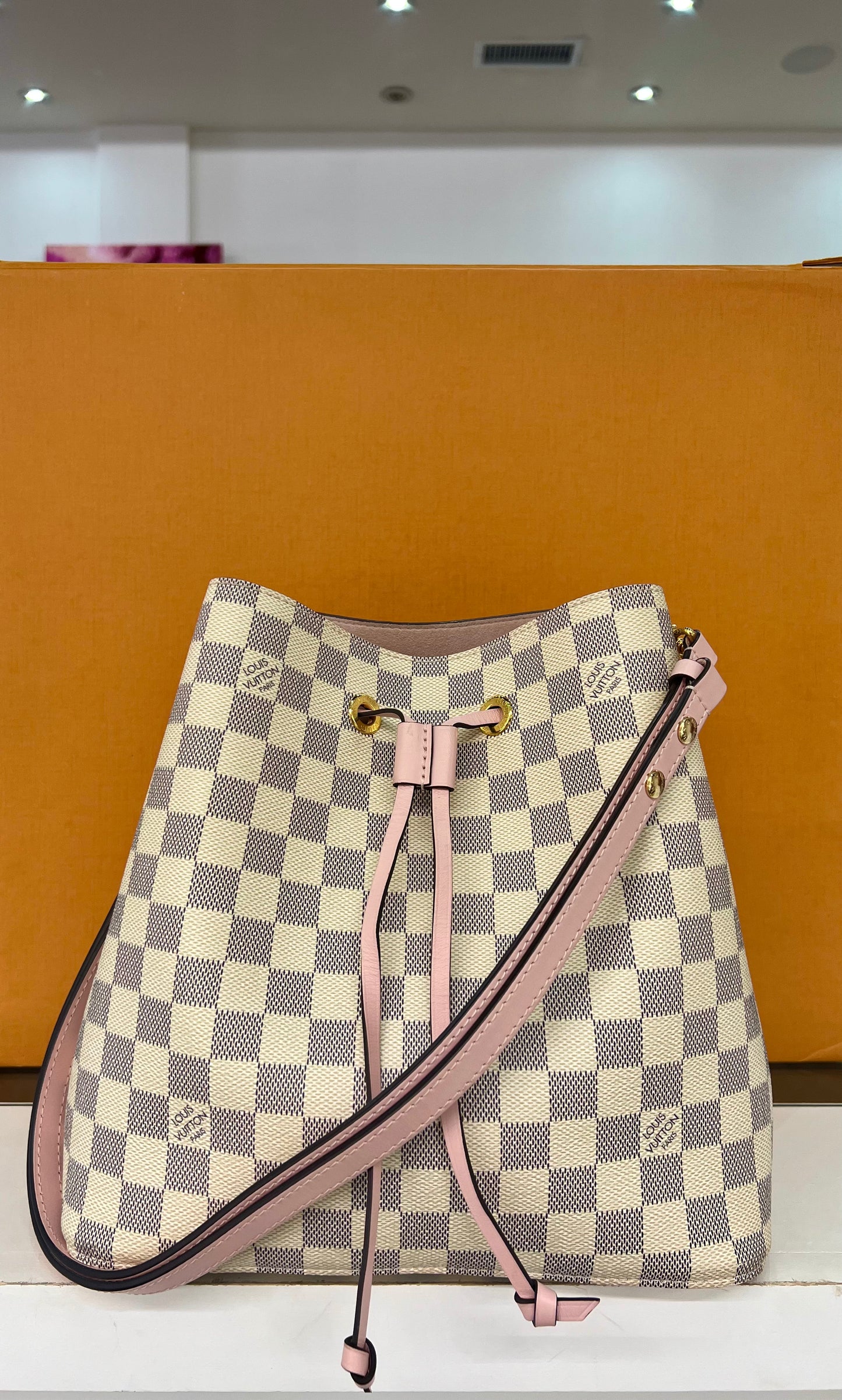 Neo Noe Pink/Damier Azur
