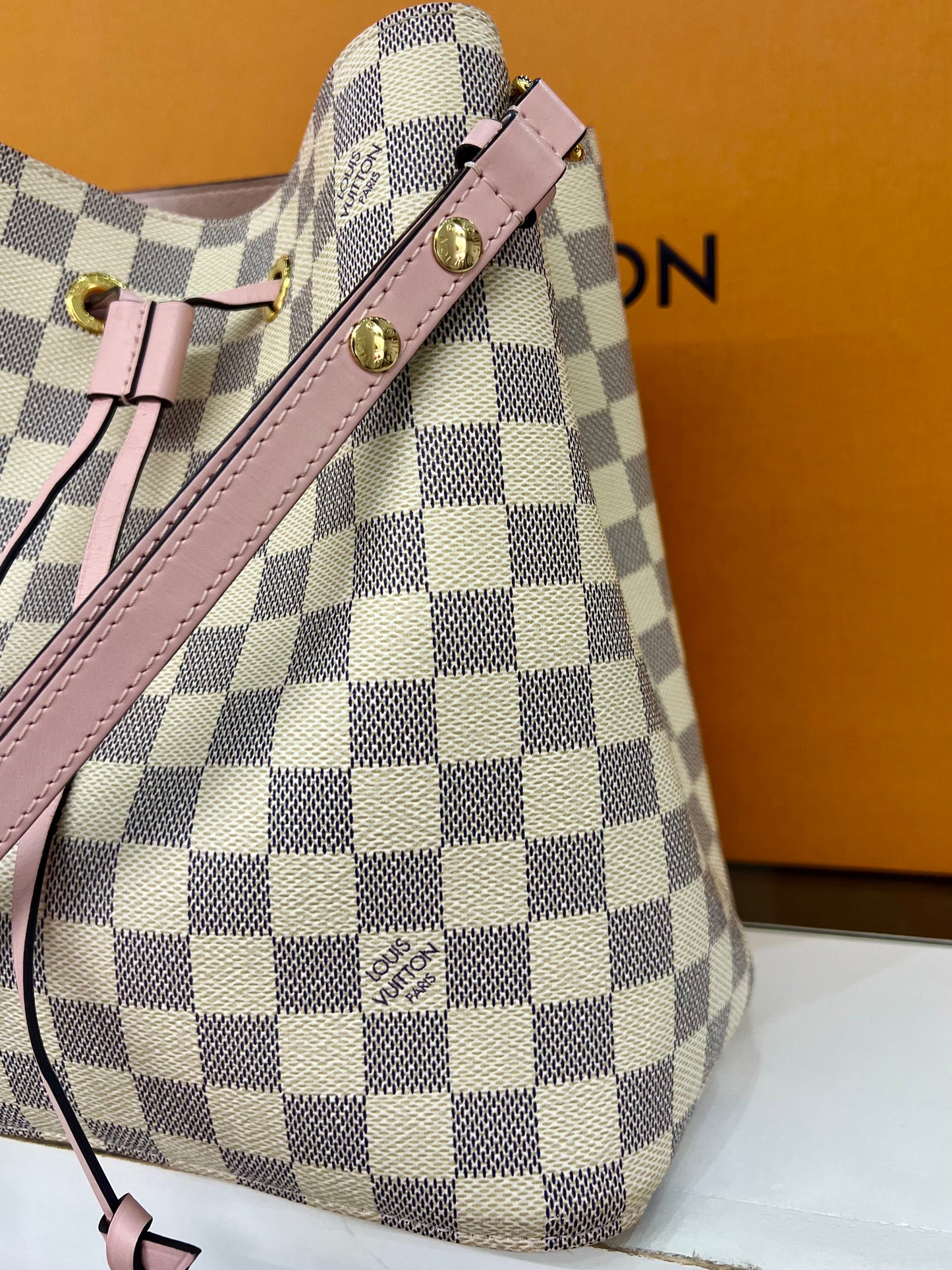 Neo Noe Pink/Damier Azur