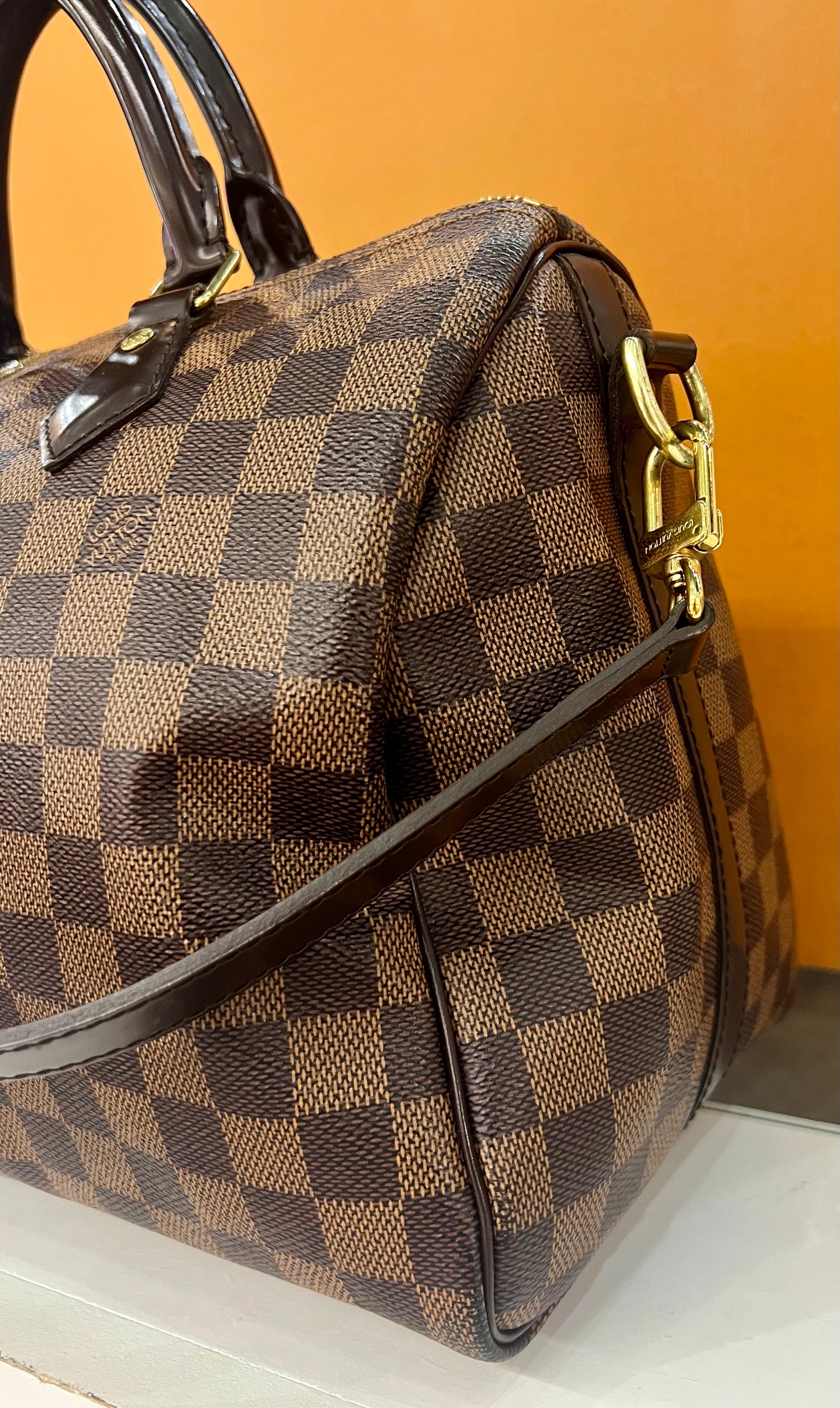 Speedy 30 Bandouliere Damier Ebene