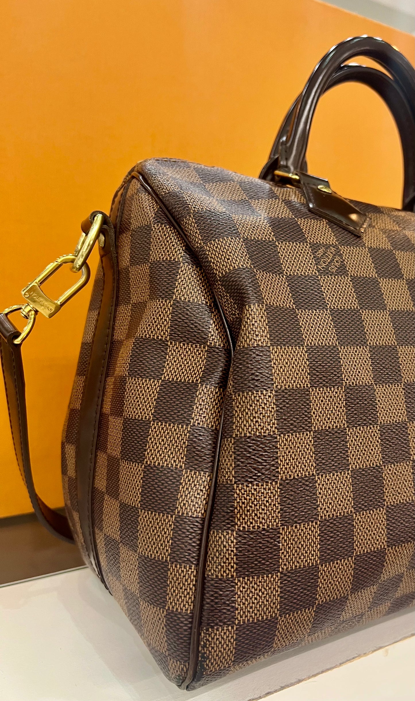 Speedy 30 Bandouliere Damier Ebene