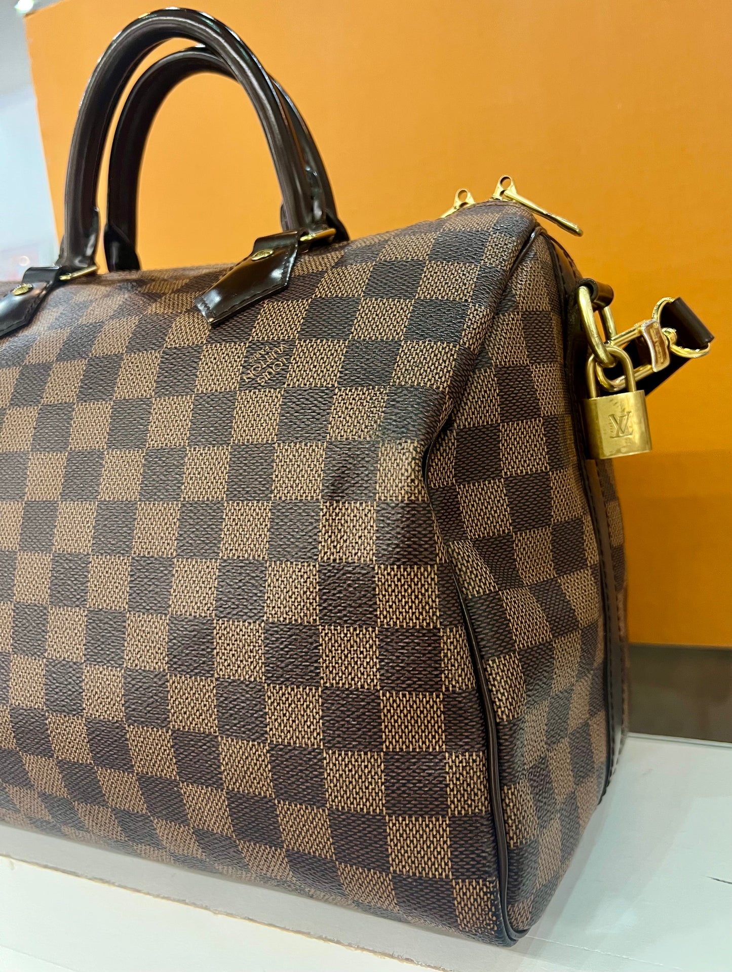 Speedy 30 Bandouliere Damier Ebene