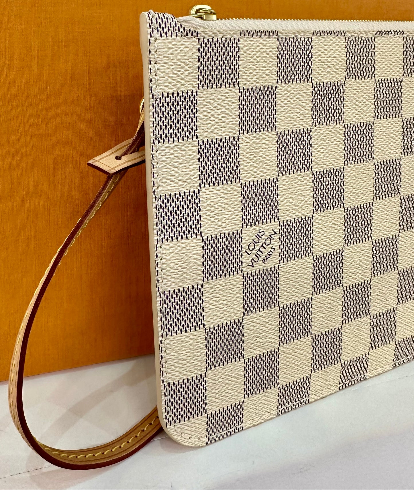 Wristlet Damier Azur
