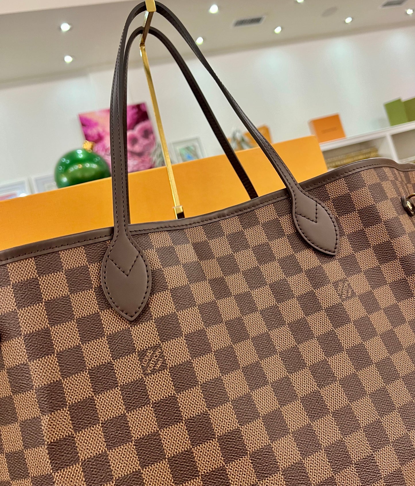 Neverfull GM Damier Ebene