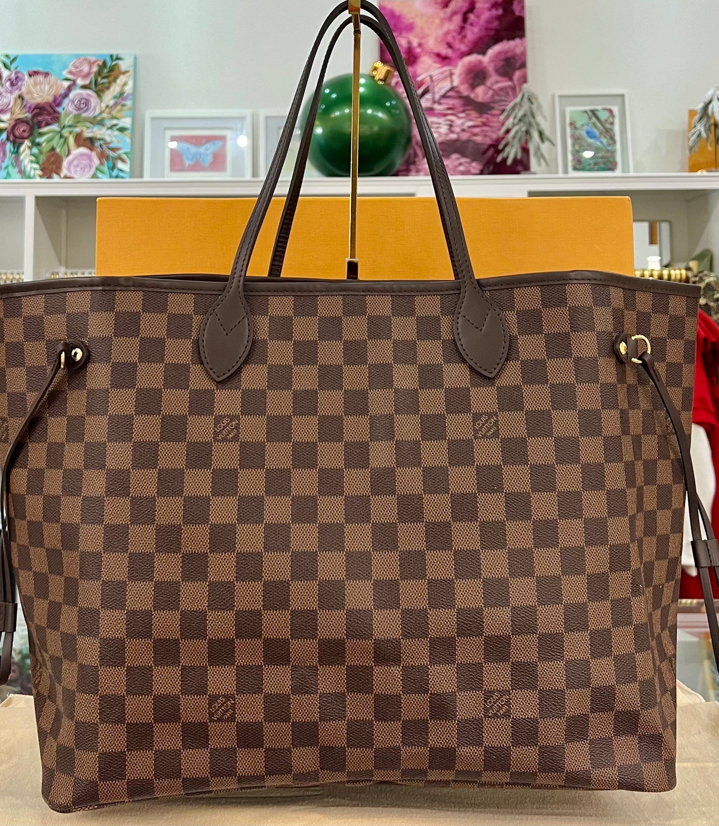 Neverfull GM Damier Ebene