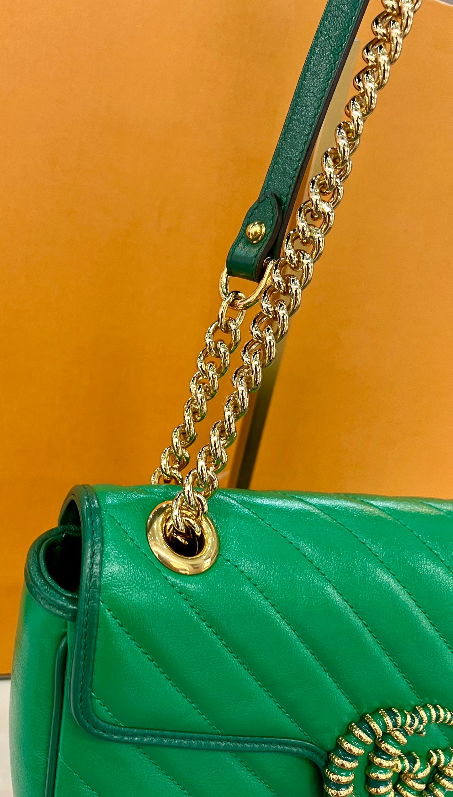 Gucci Azalea Marmont Green Small