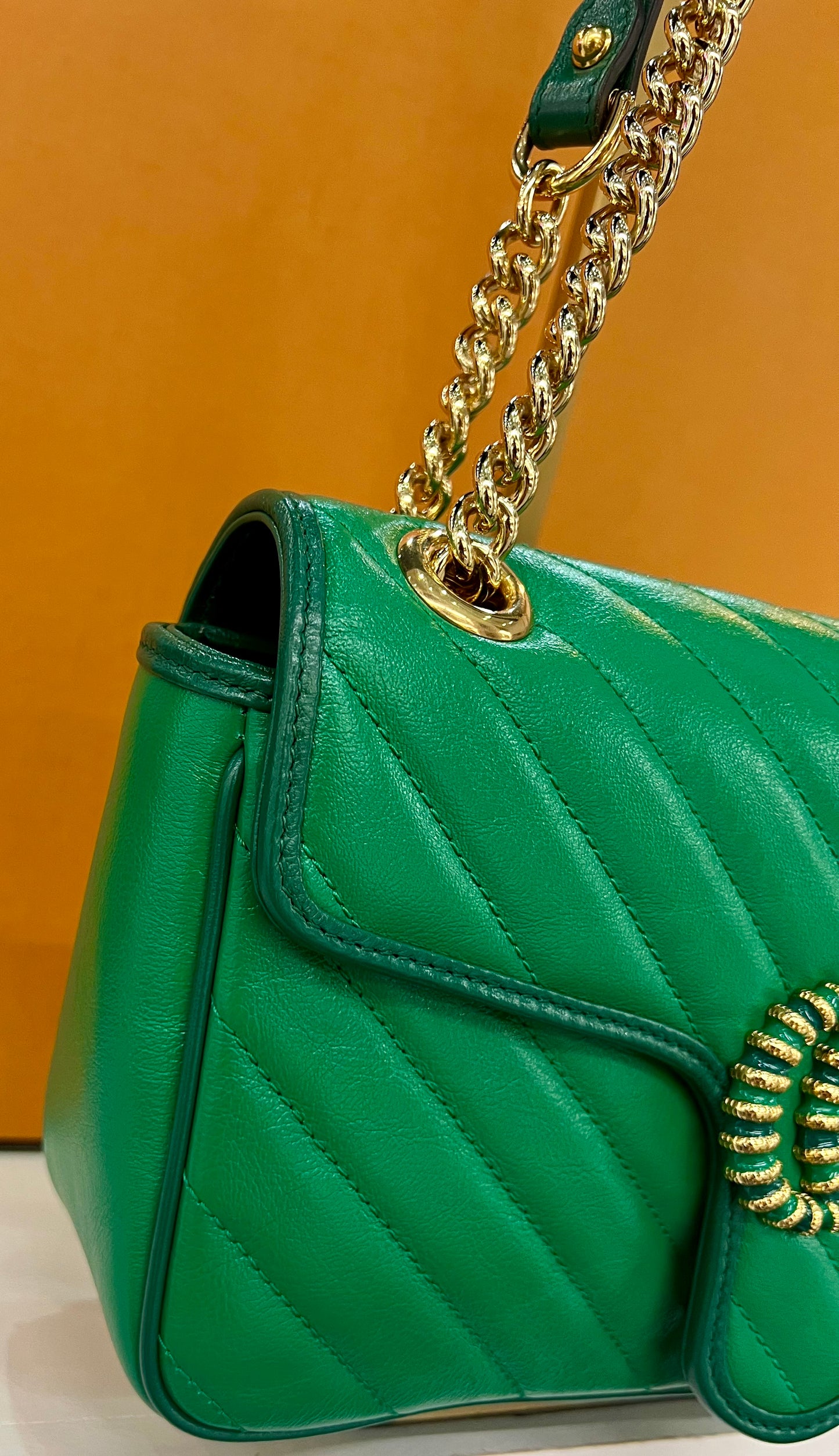 Gucci Azalea Marmont Green Small