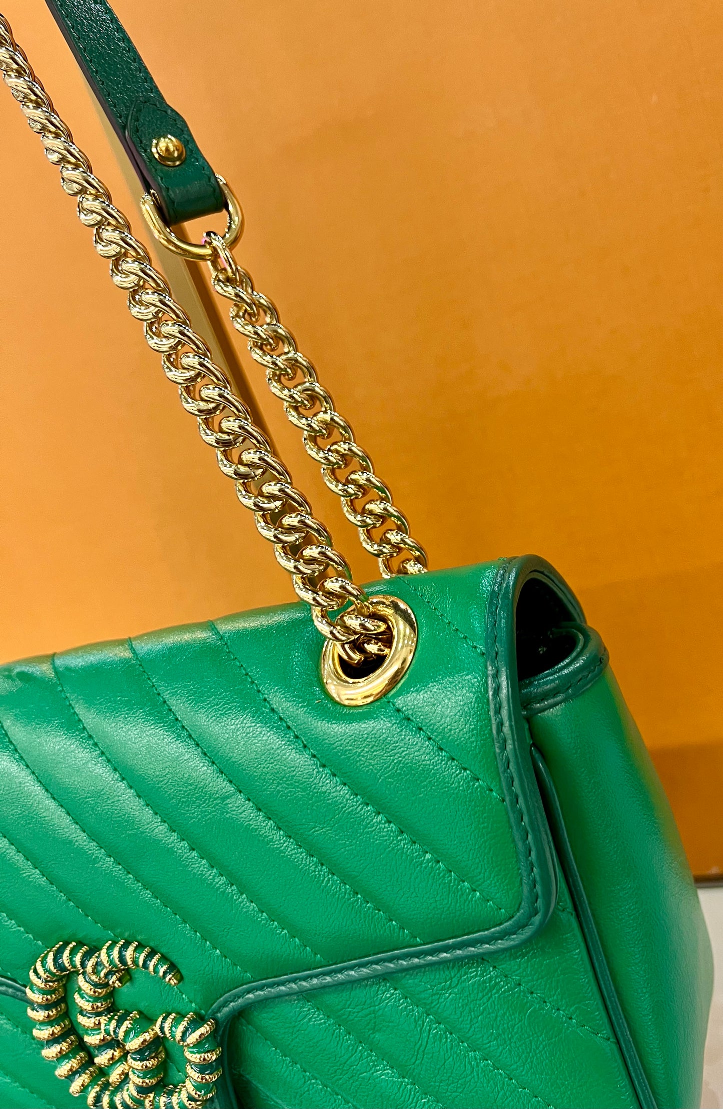 Gucci Azalea Marmont Green Small