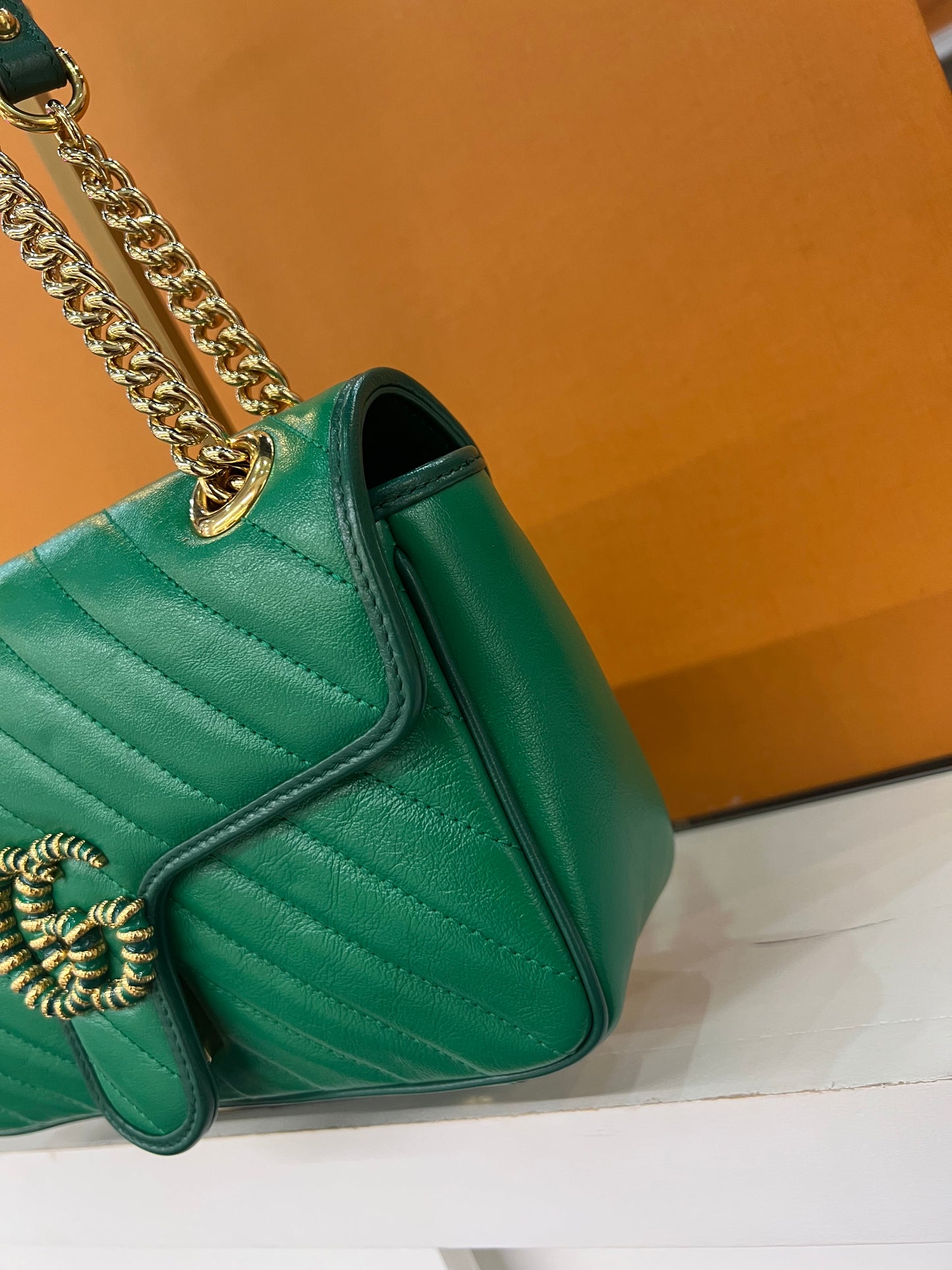 Gucci Azalea Marmont Green Small