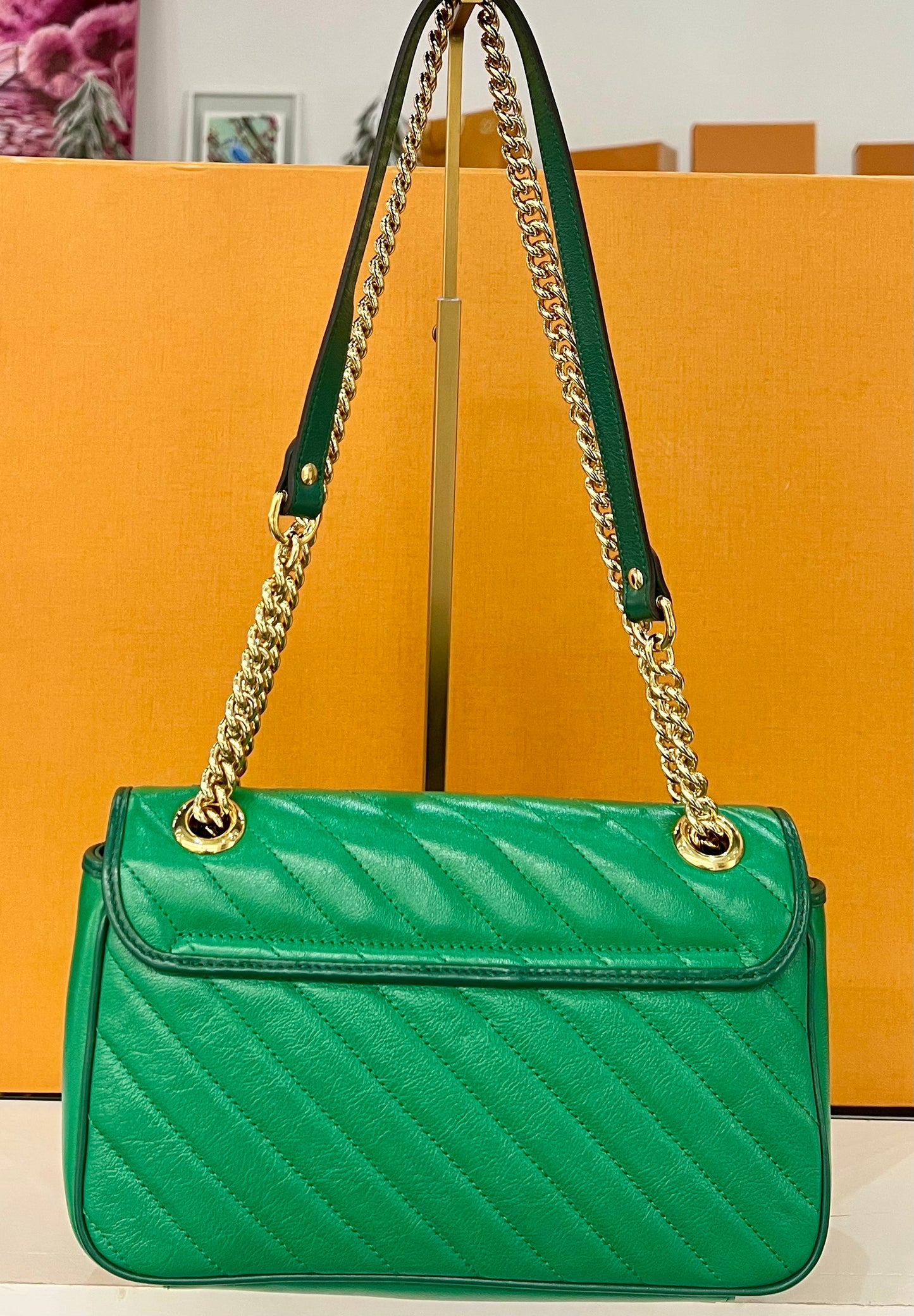 Gucci Azalea Marmont Green Small