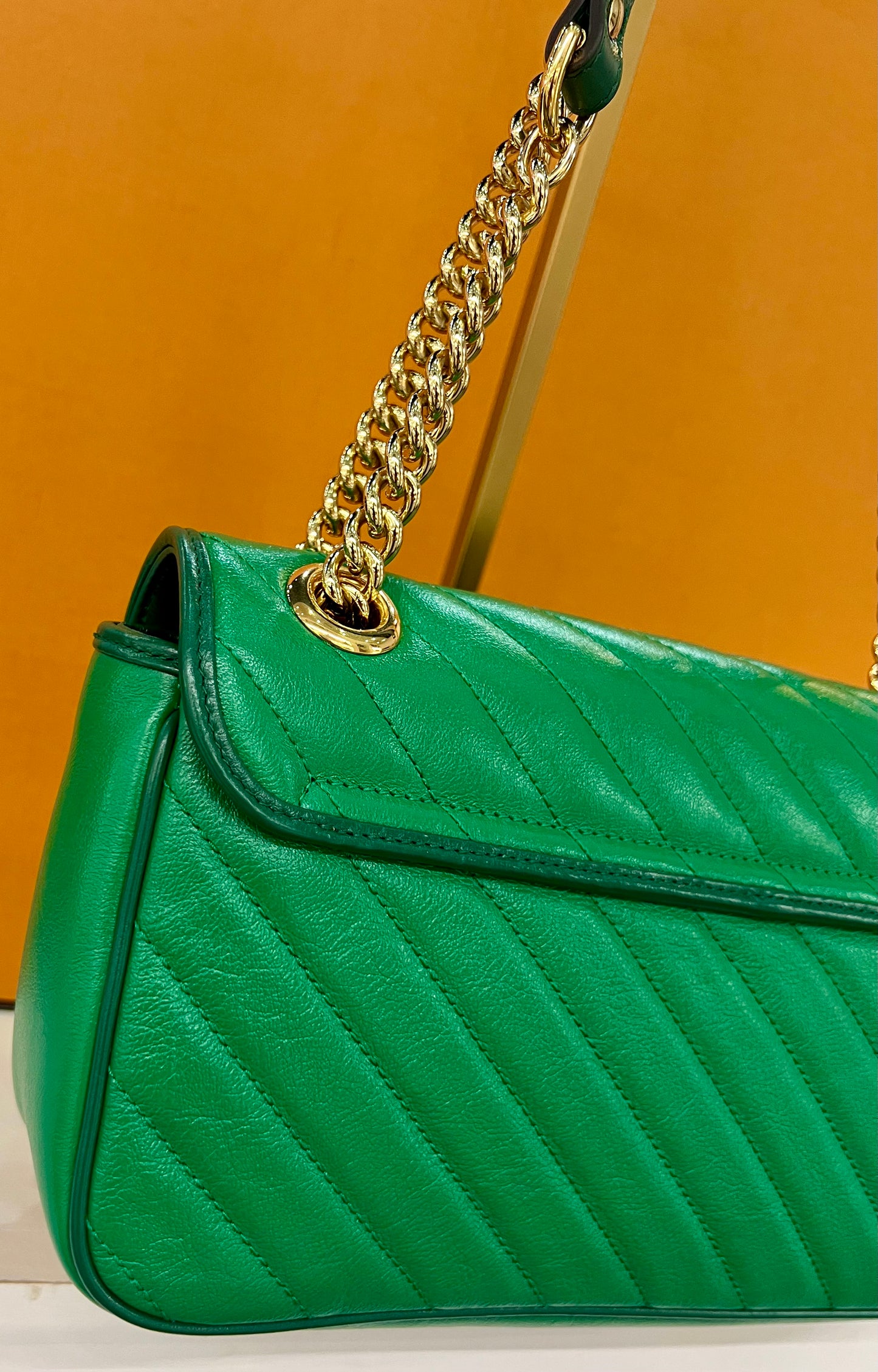 Gucci Azalea Marmont Green Small