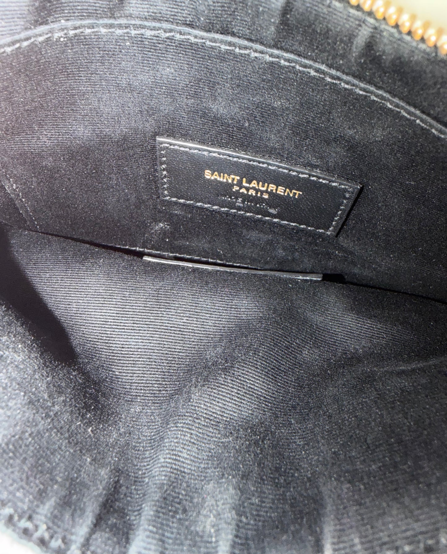 YSL Leather Wristlet