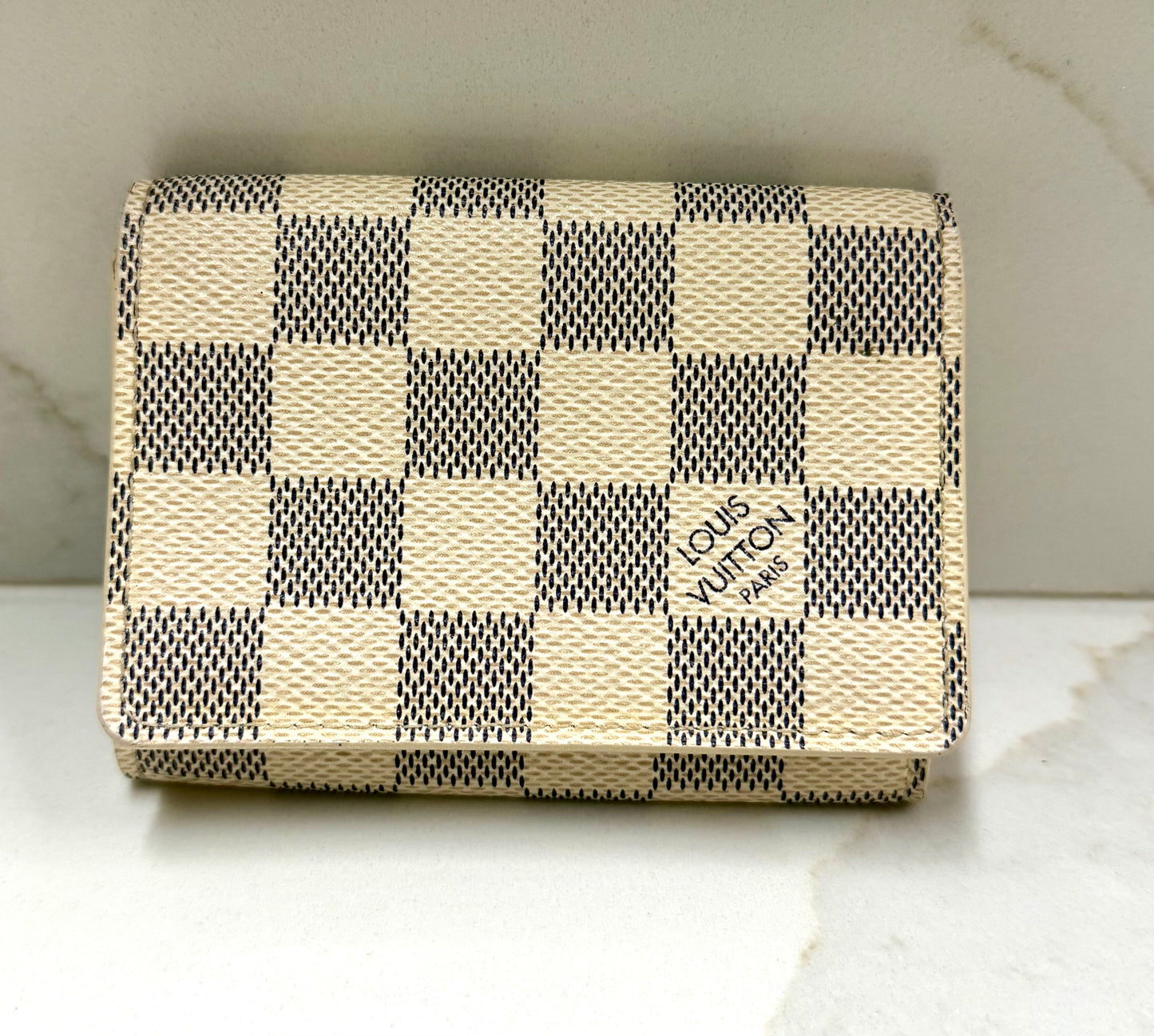 Damier Azur Card Holder