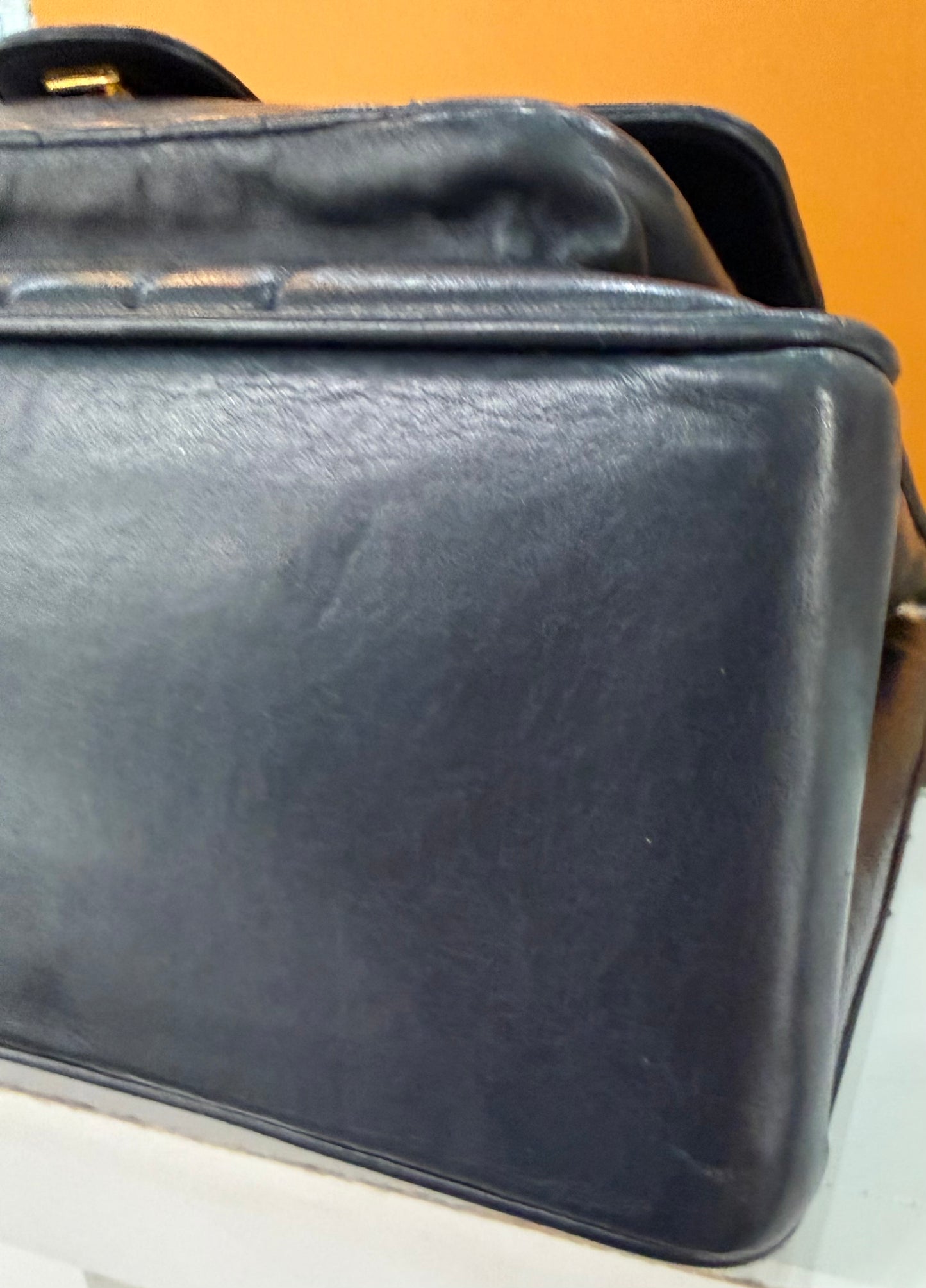 Chanel Vertical Quilted Pocket Tote